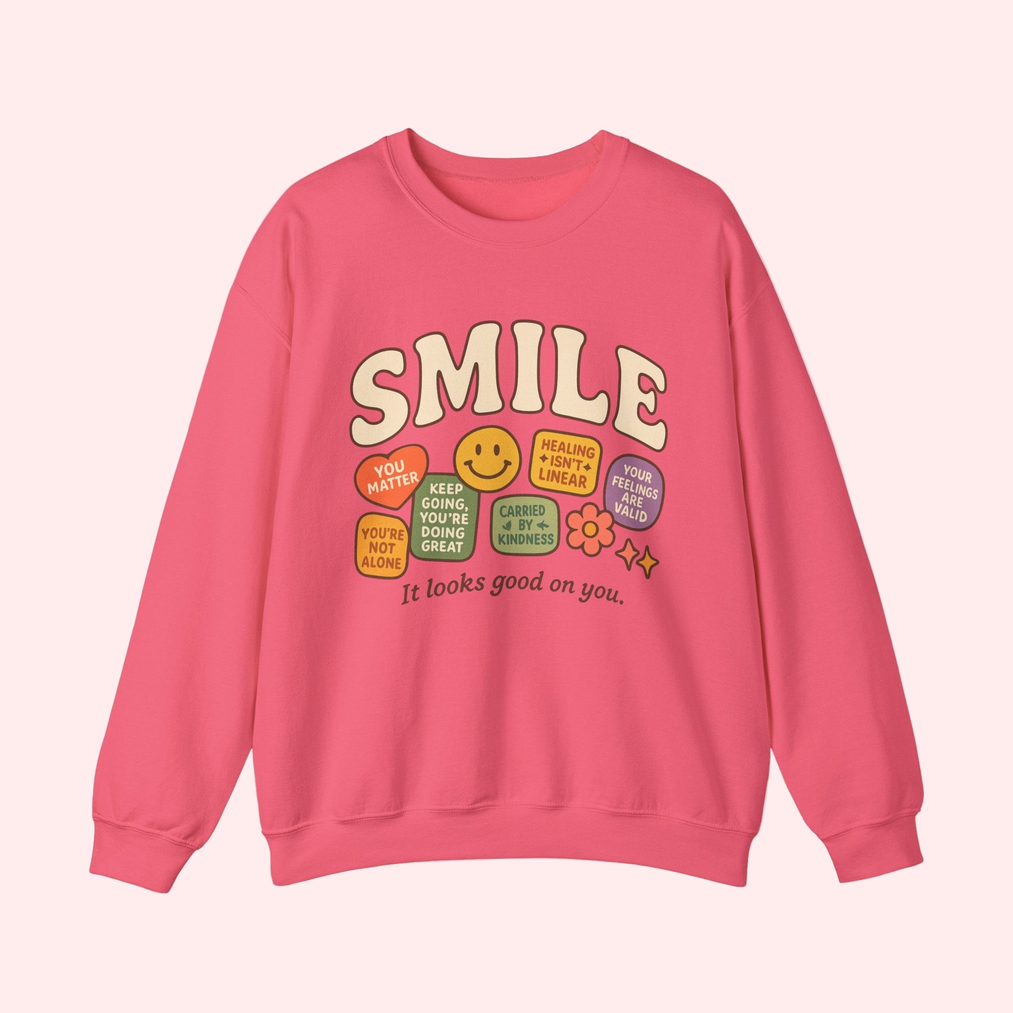 Smile Patchwork Crewneck - Smile Clothing