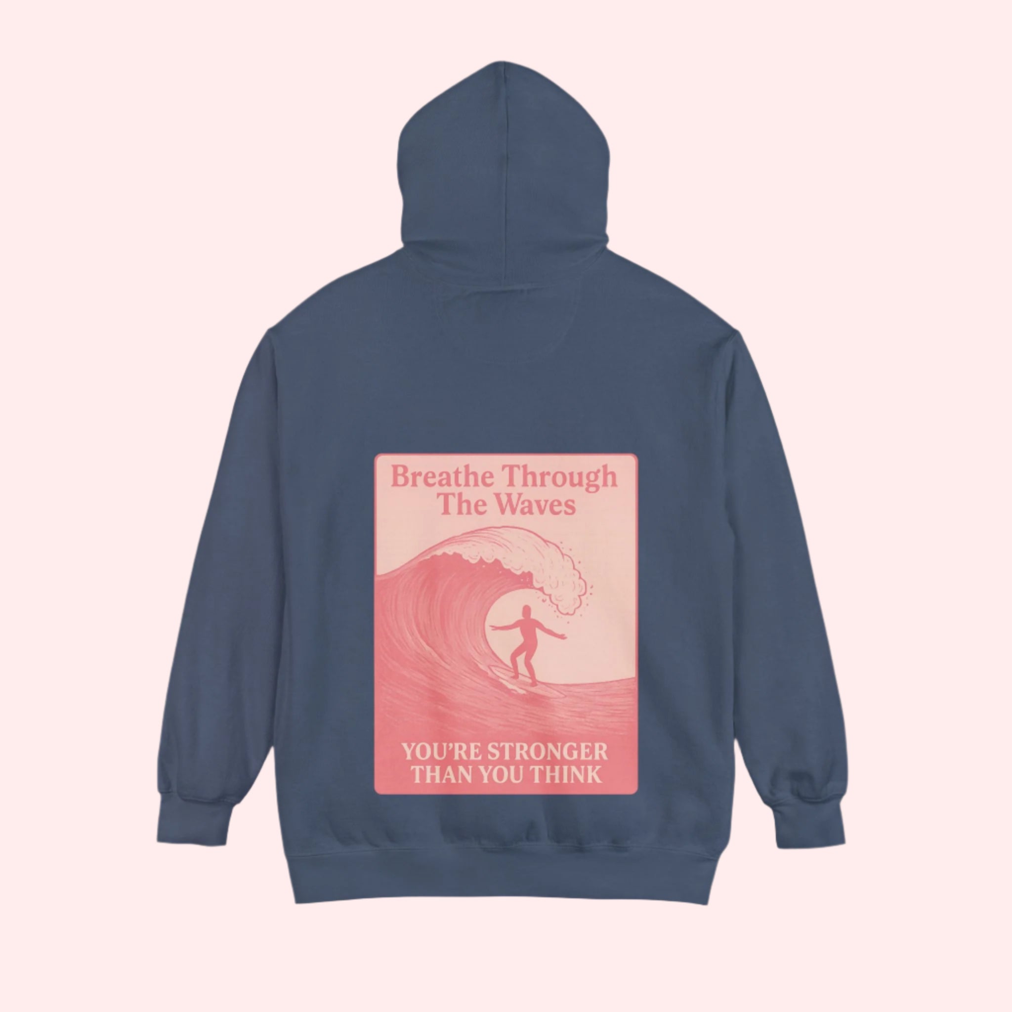 Smile Breathe Through the Waves Hoodie - Smile Clothing