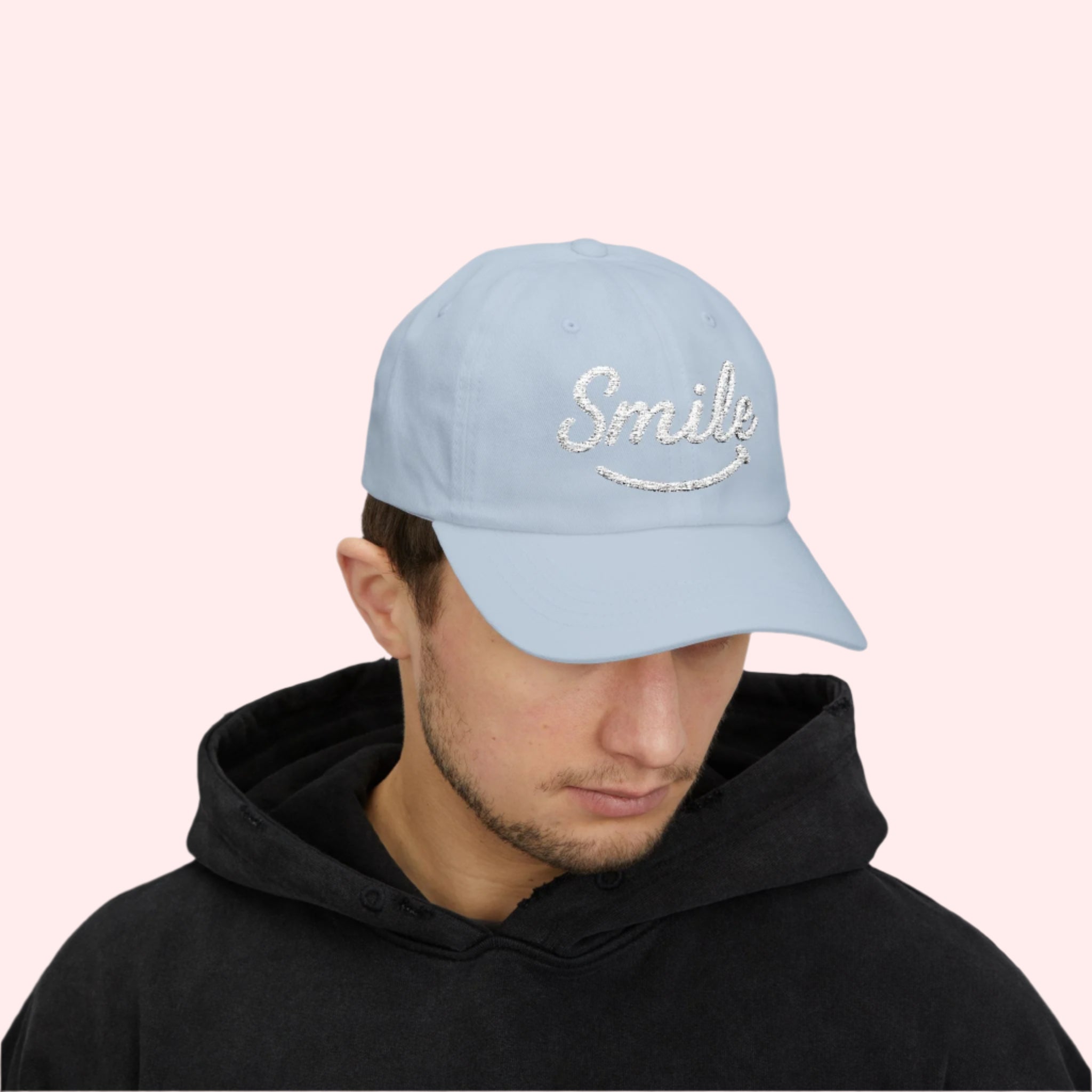 Smile Signature Hat Light Blue - Smile Clothing
