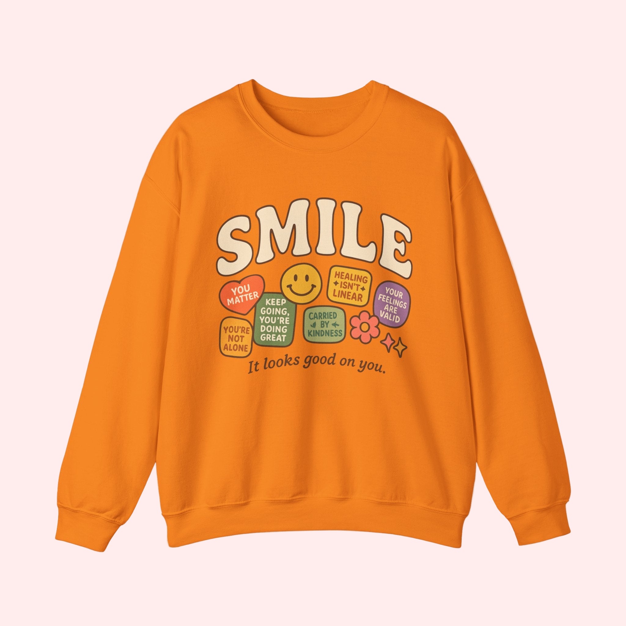 Smile Patchwork Crewneck - Smile Clothing