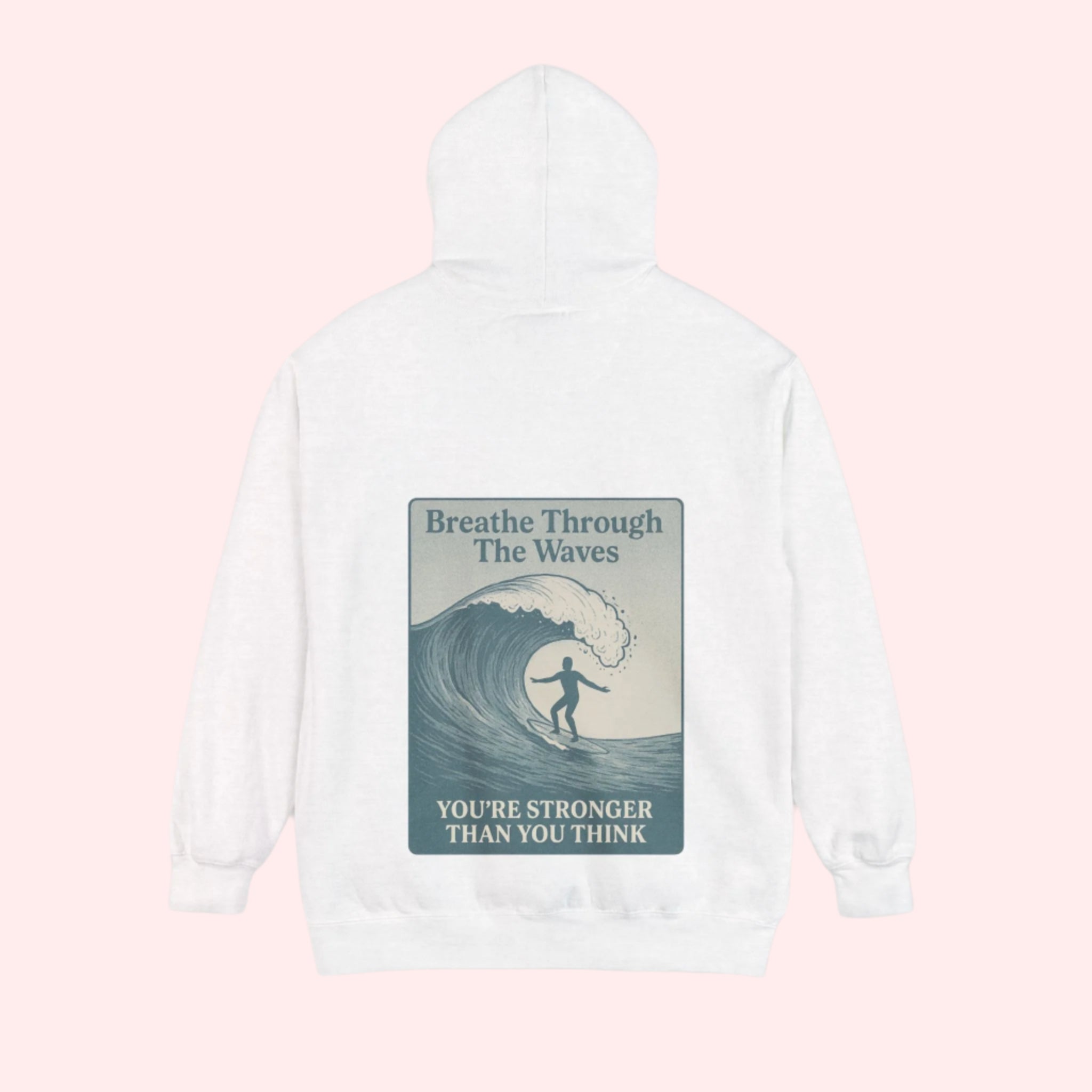 Smile Breathe Through the Waves Hoodie - Smile Clothing