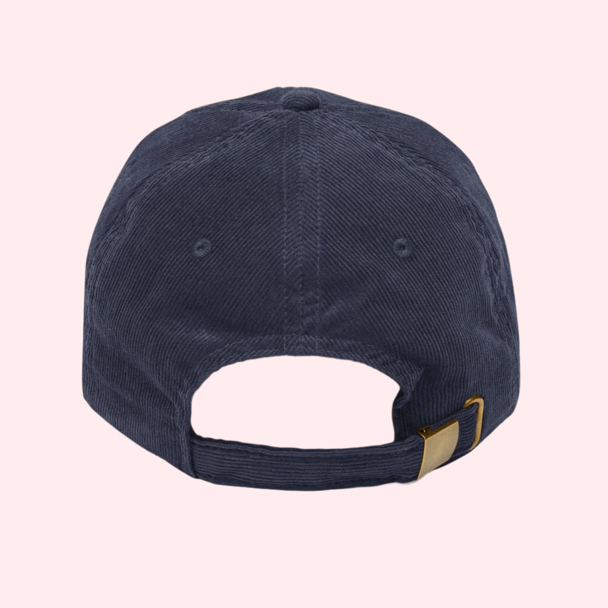 Smile Signature Vintage Corduroy Hat – Navy Blue