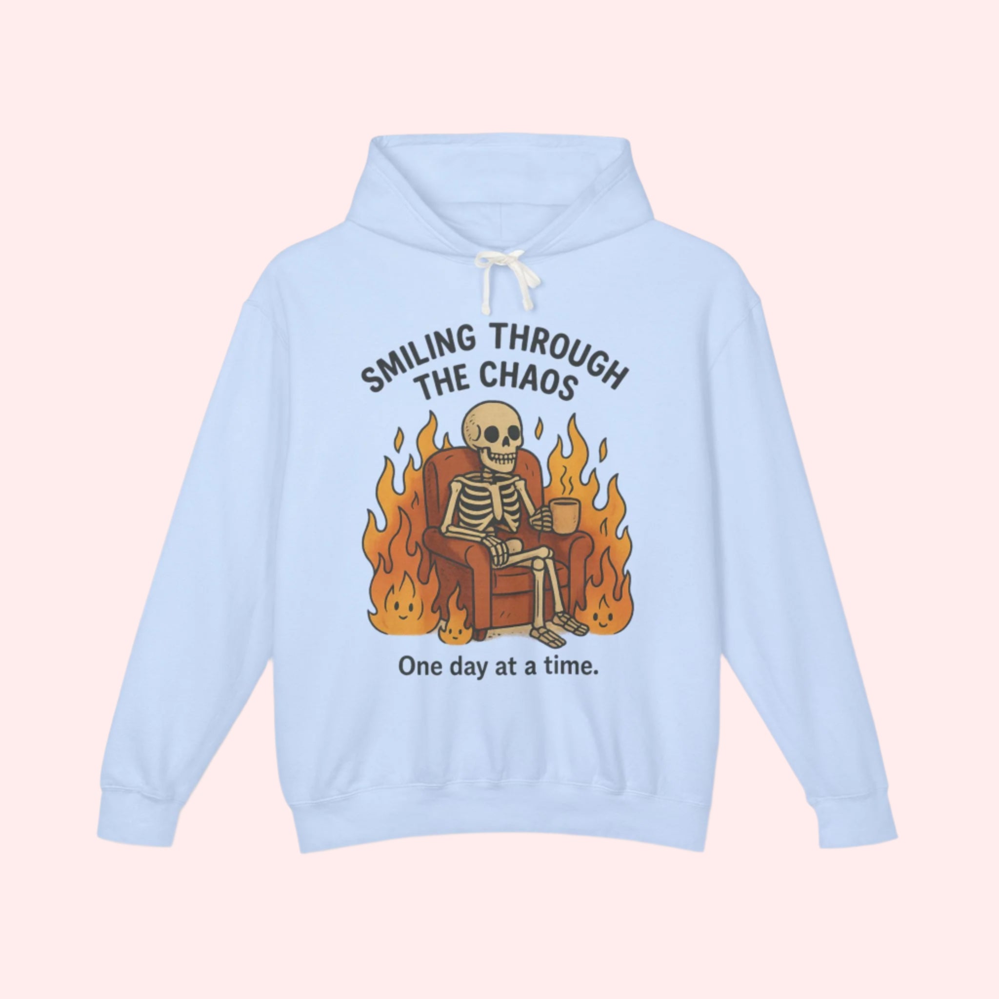 Smiling Through Chaos Hoodie - Smile Clothing
