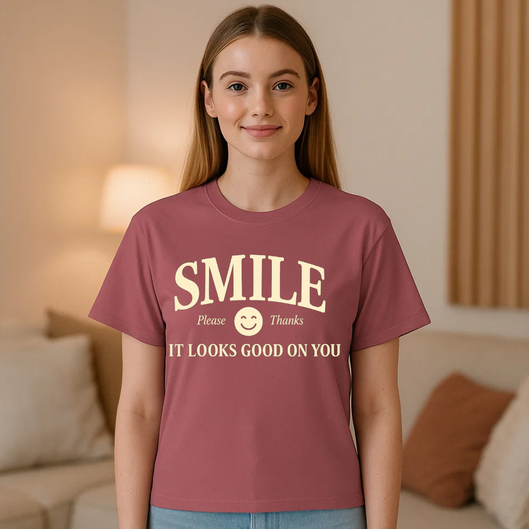 Smile It Looks Good On You Shirt