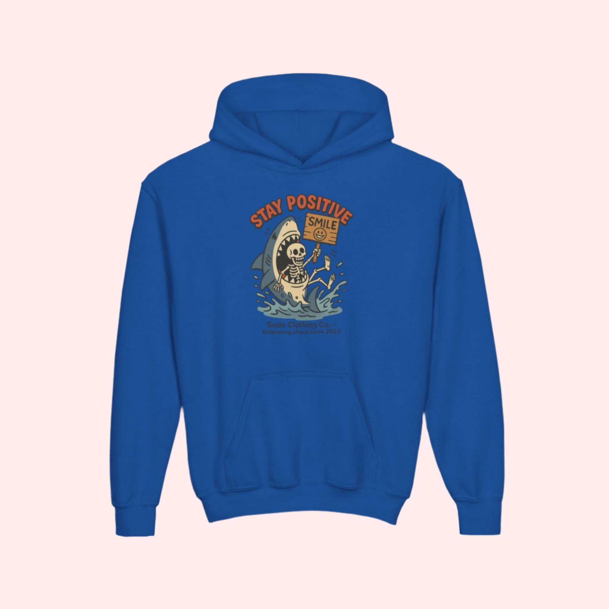 Stay Positive Kids Hoodie - Smile Clothing