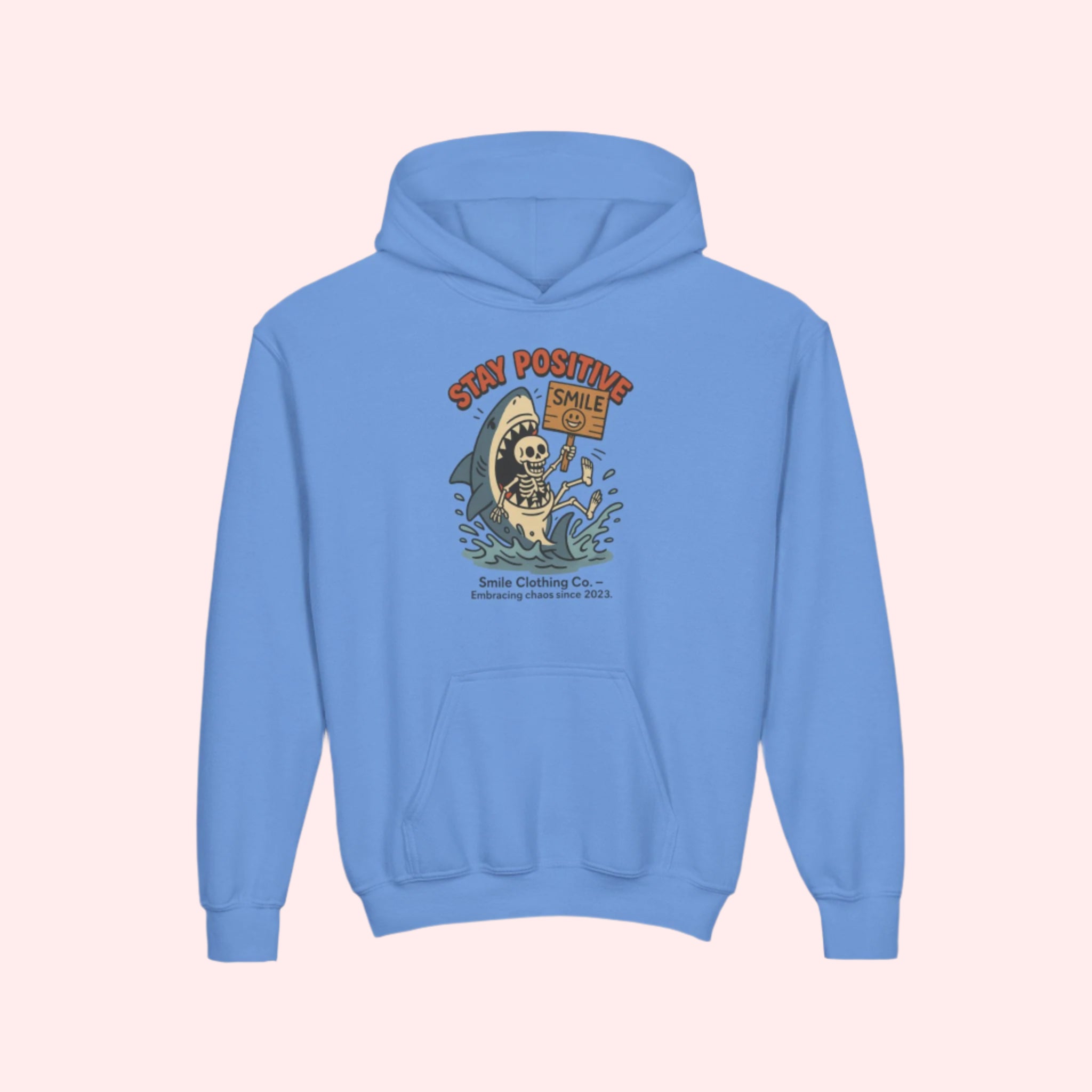 Stay Positive Kids Hoodie - Smile Clothing
