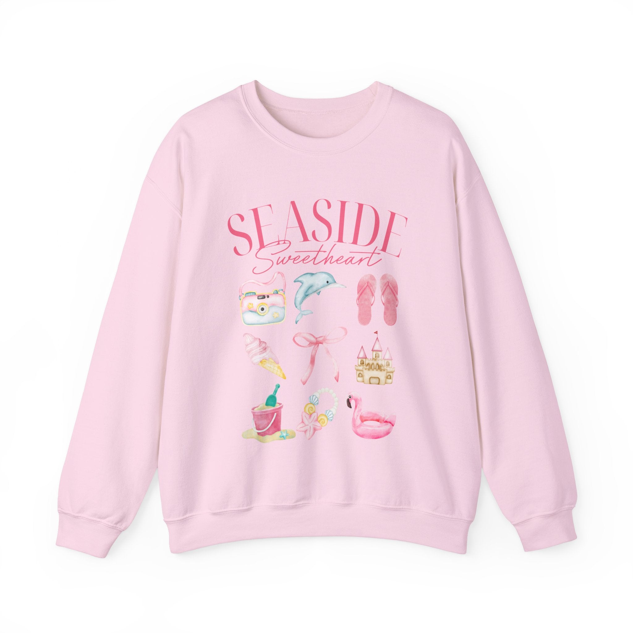 Seaside Sweetheart Crewneck - Smile Clothing