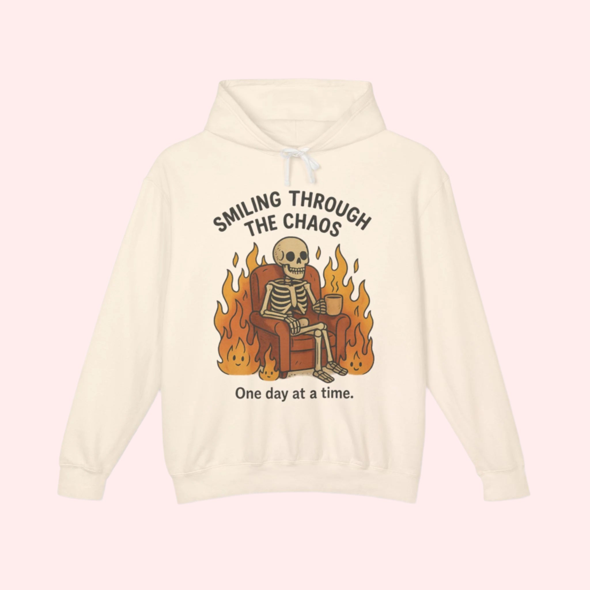 Smiling Through Chaos Hoodie - Smile Clothing