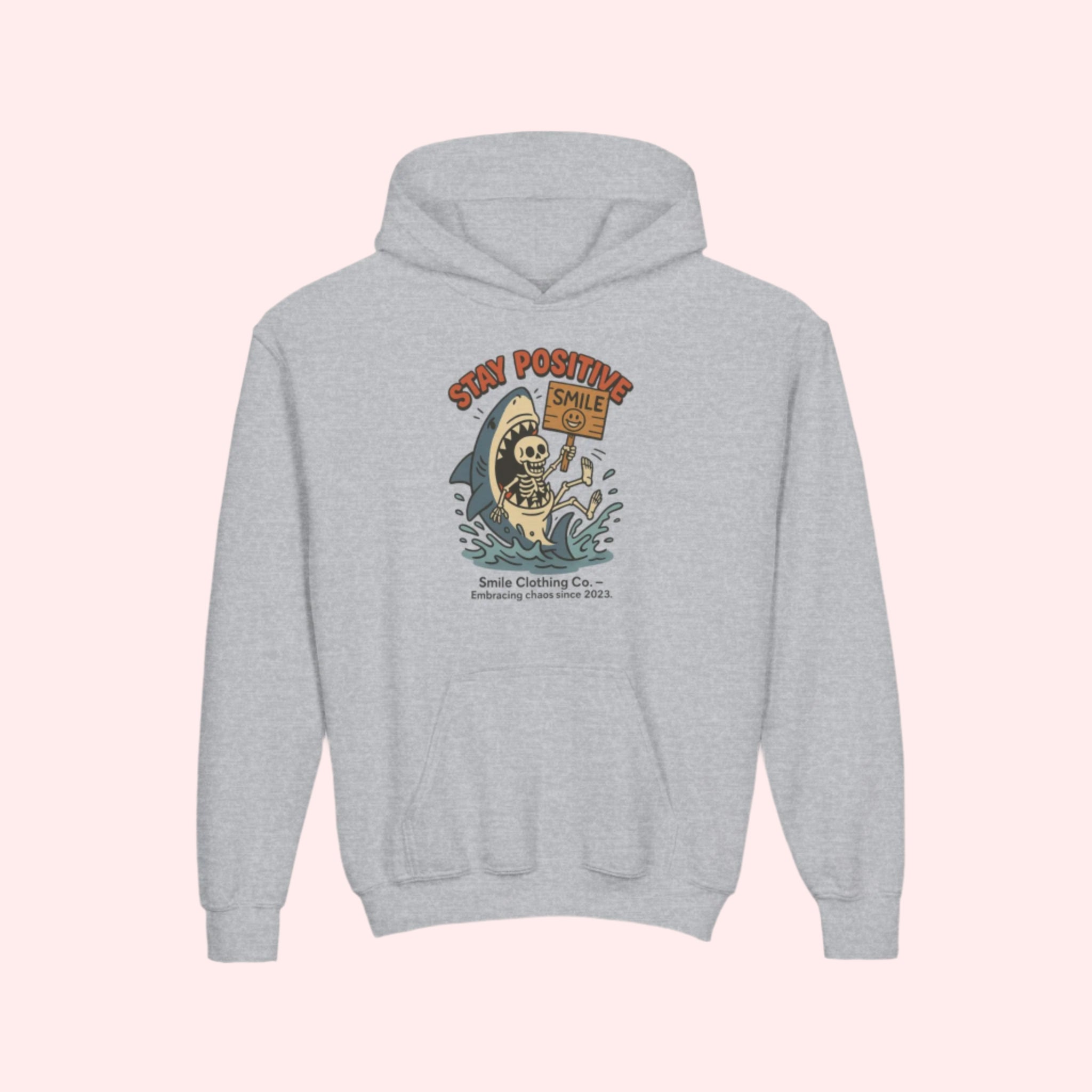 Stay Positive Kids Hoodie - Smile Clothing
