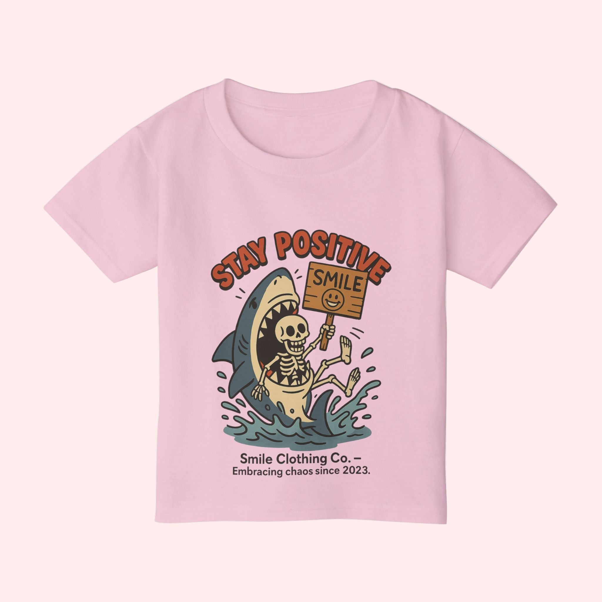 Stay Positive Toddler Shirt - Smile Clothing