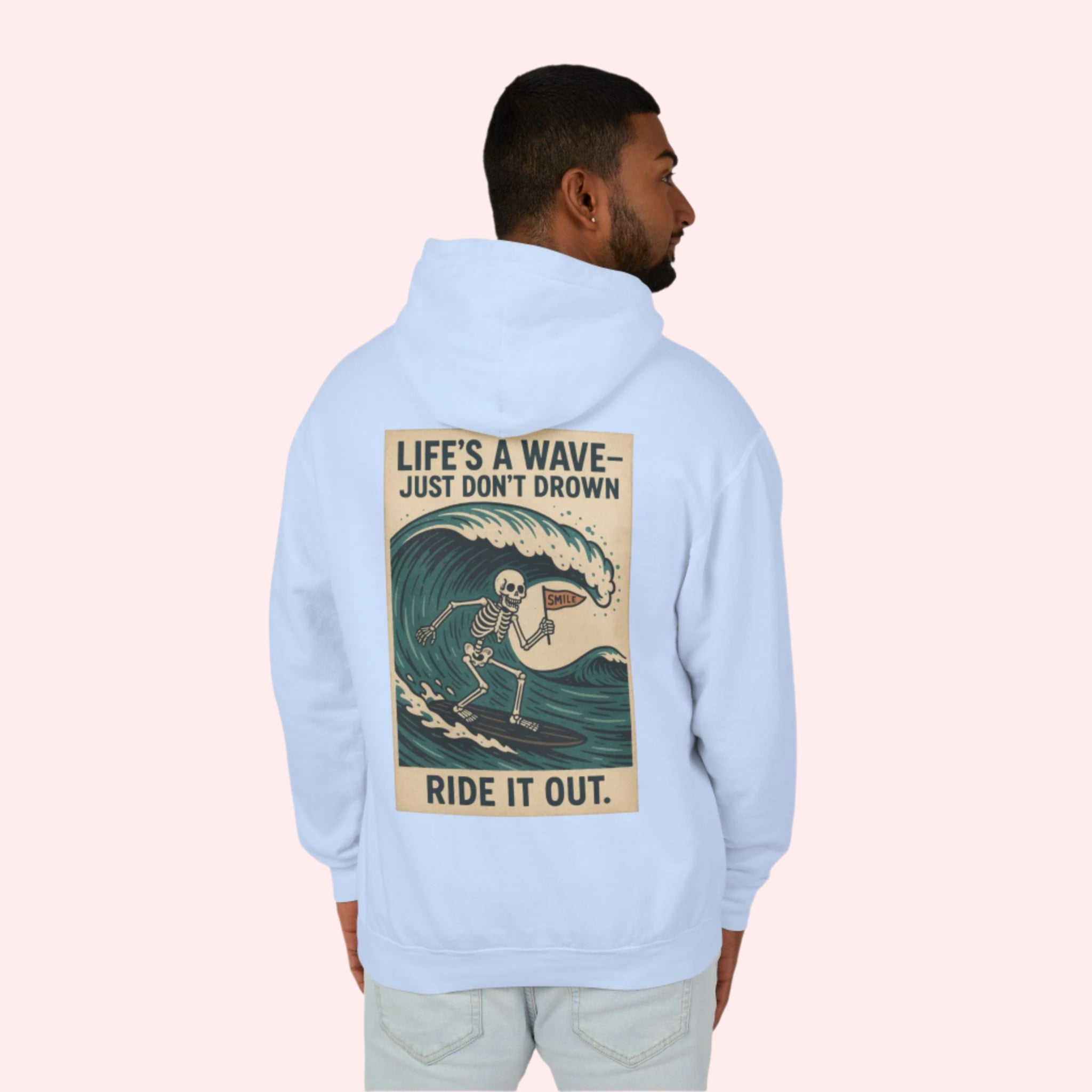 Smile Ride The Wave Hoodie