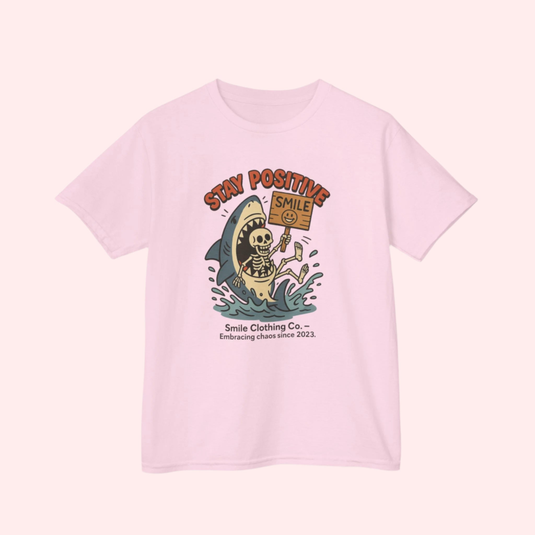 Stay Positive Kids Shirt - Smile Clothing