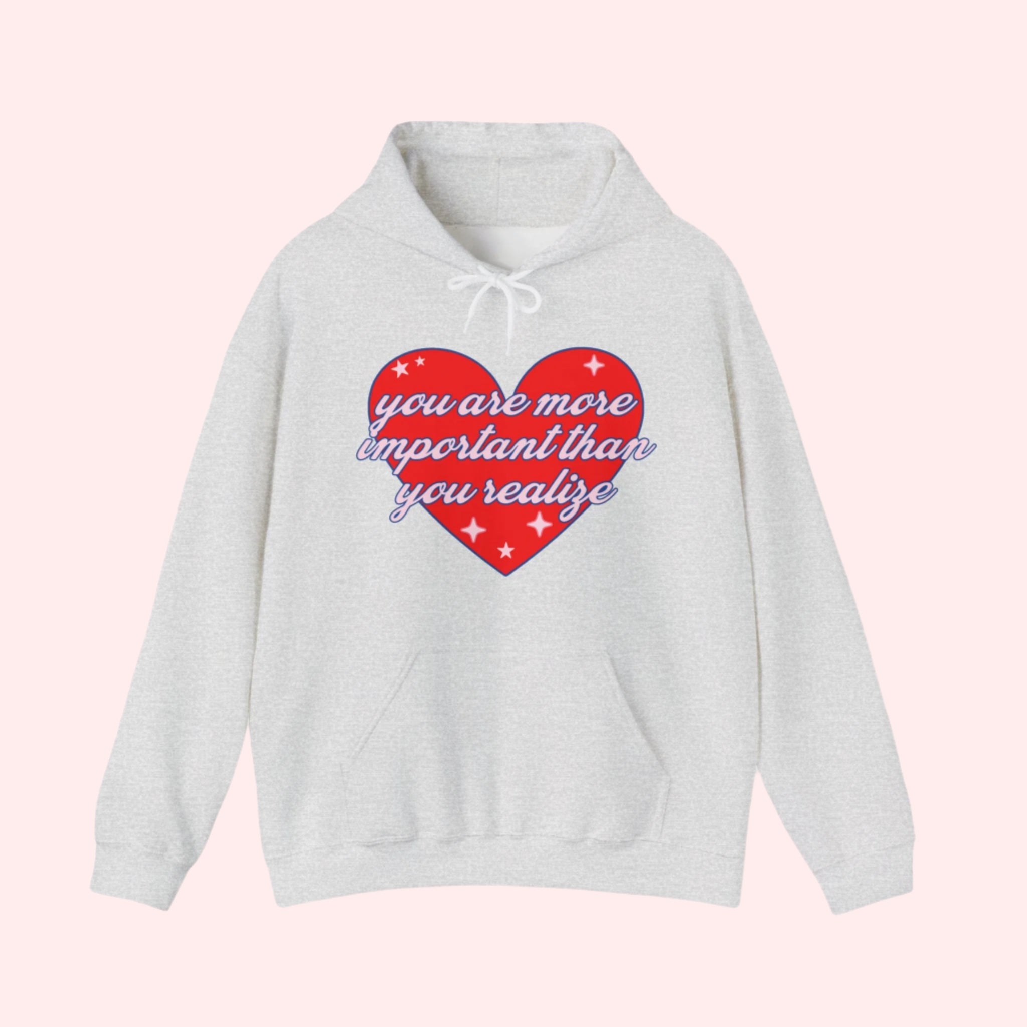 Smile You Are Important Hoodie - Smile Clothing