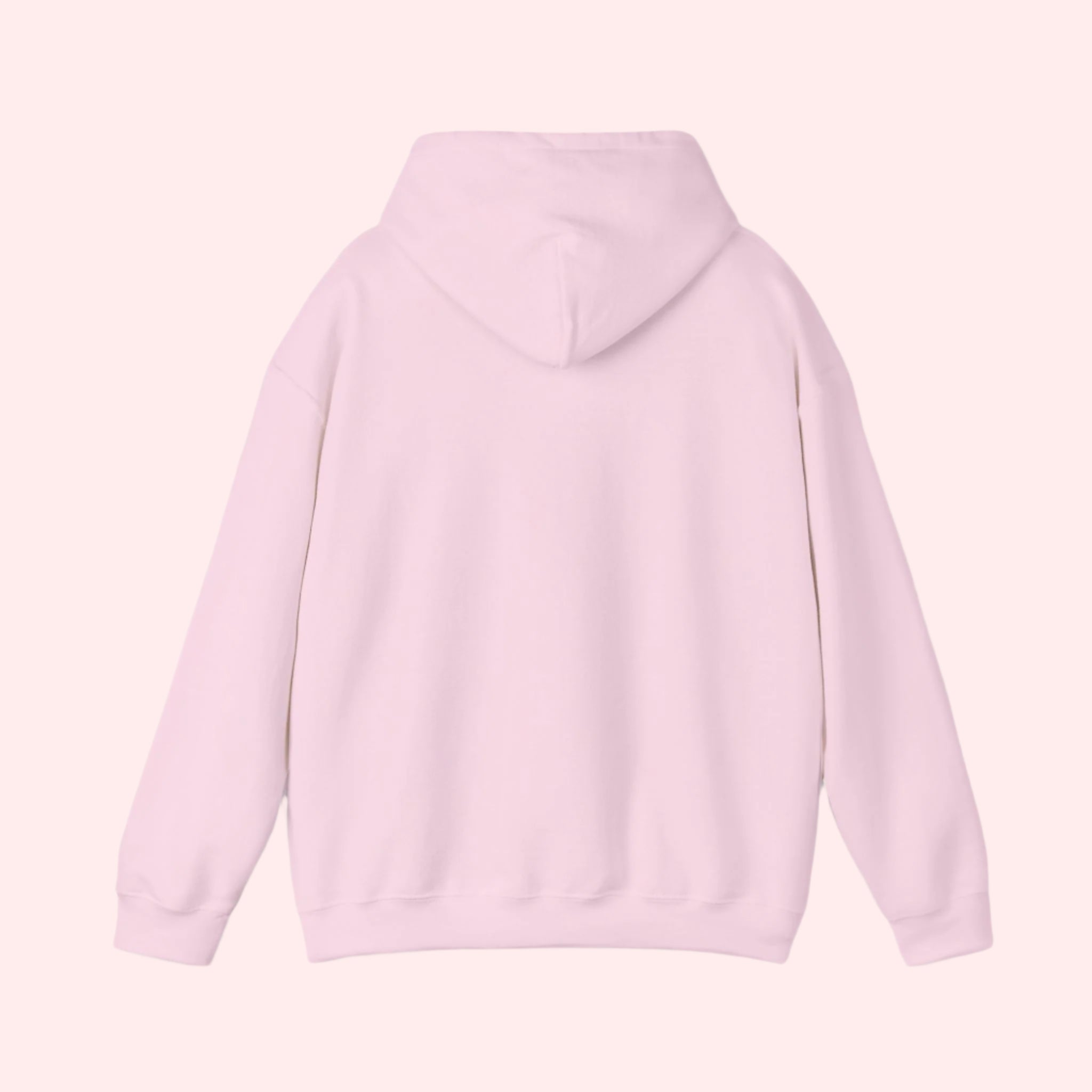 Wear a Smile Light Pink Embroidered Hoodie