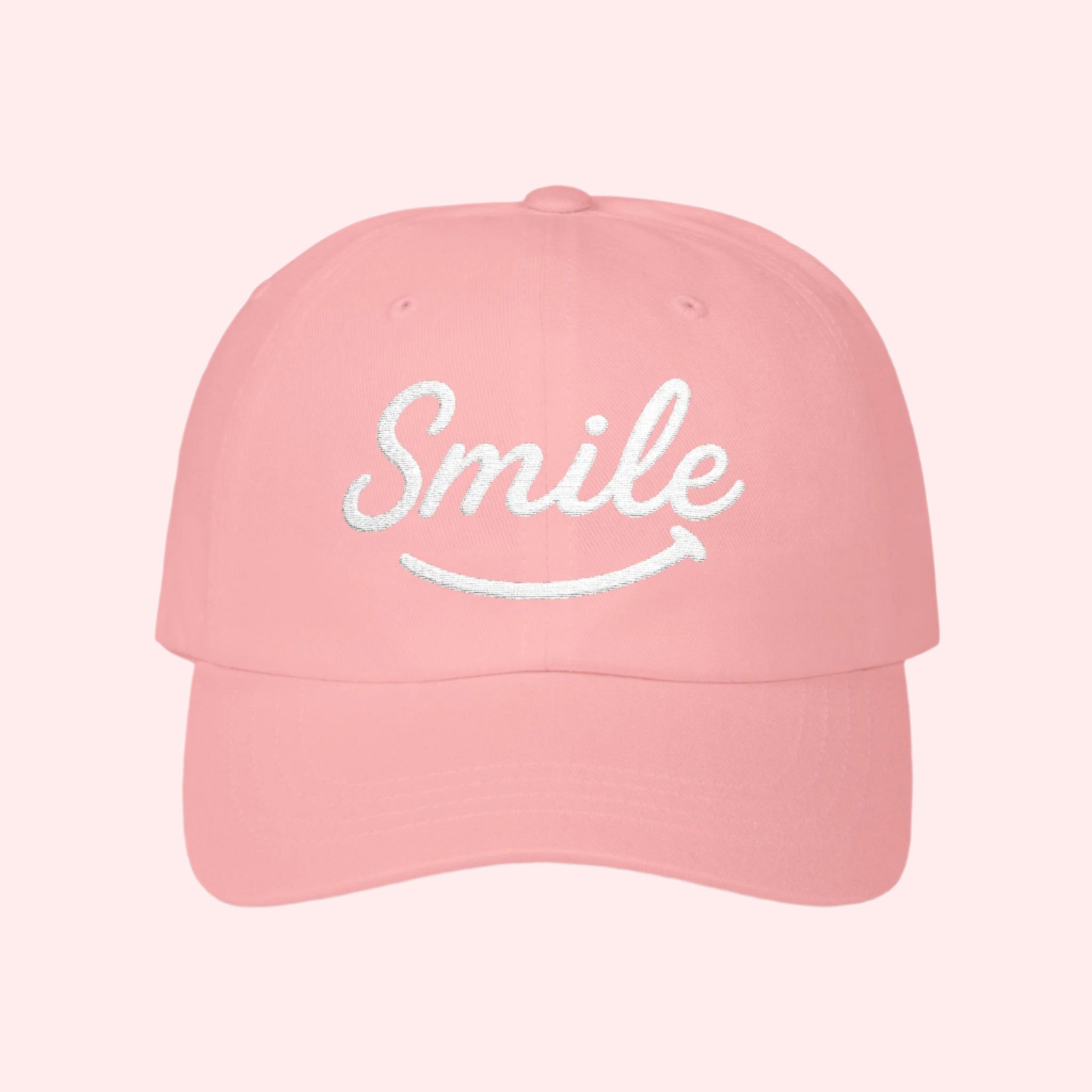 Smile Signature Hat Light Pink - Smile Clothing
