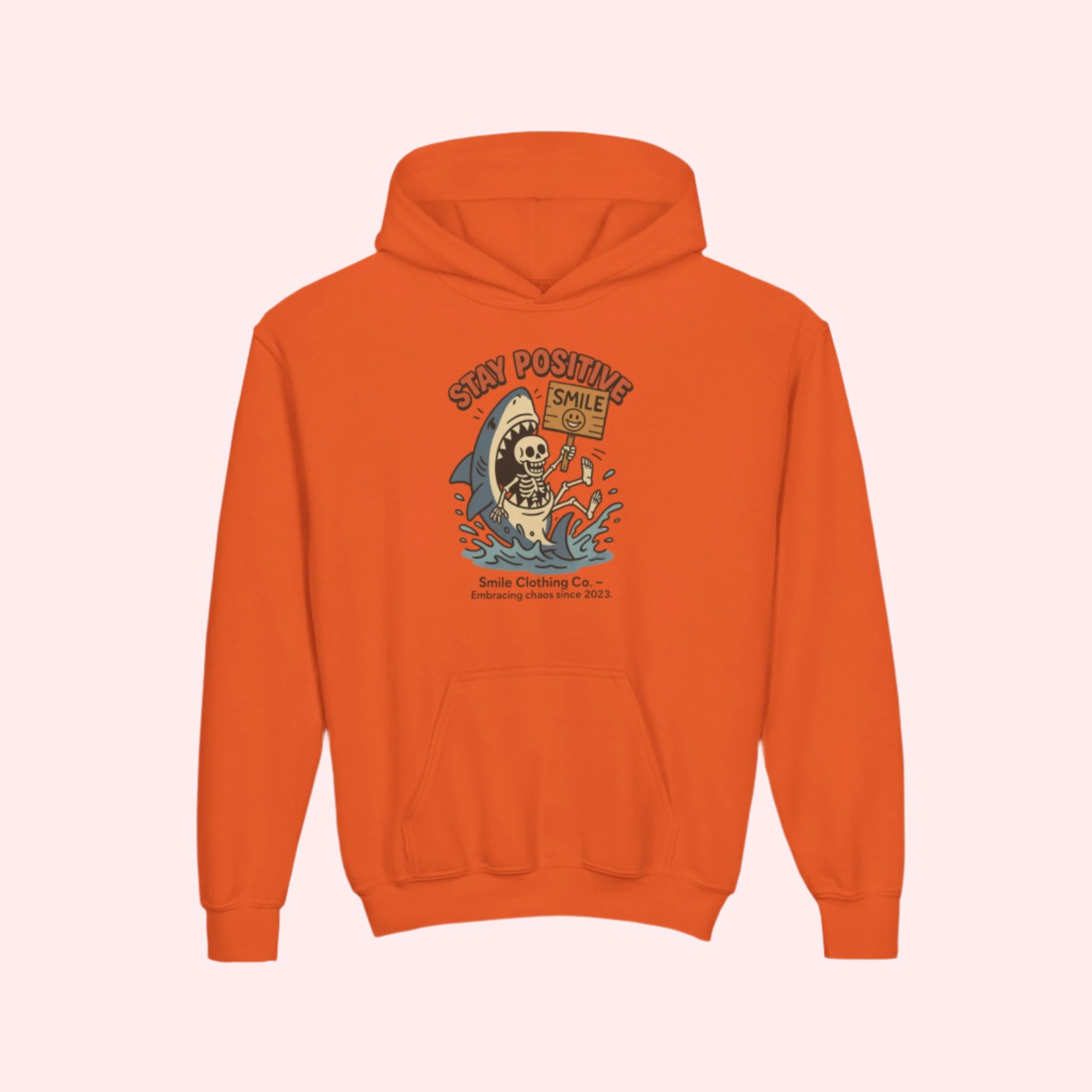 Stay Positive Kids Hoodie - Smile Clothing