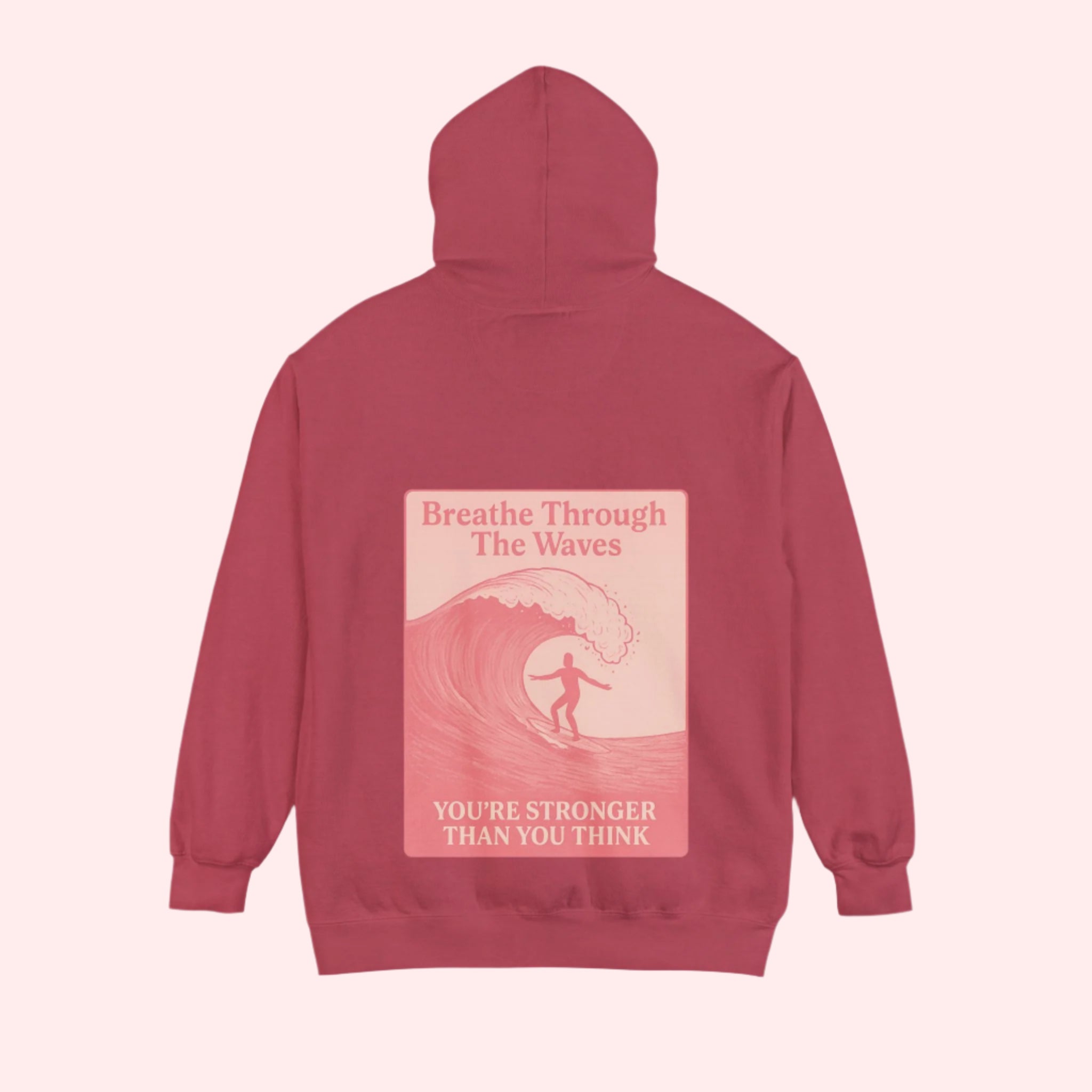 Smile Breathe Through the Waves Hoodie - Smile Clothing