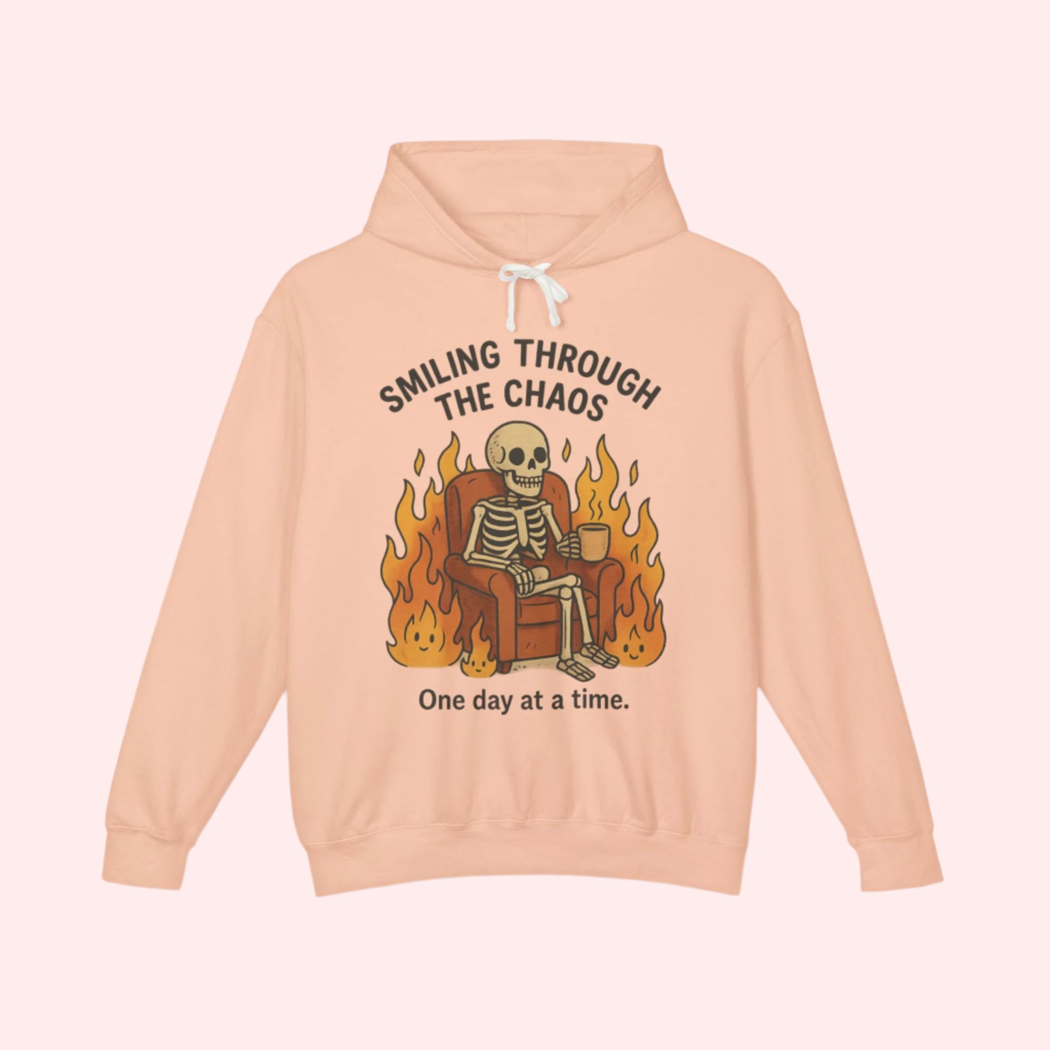 Smiling Through Chaos Hoodie - Smile Clothing