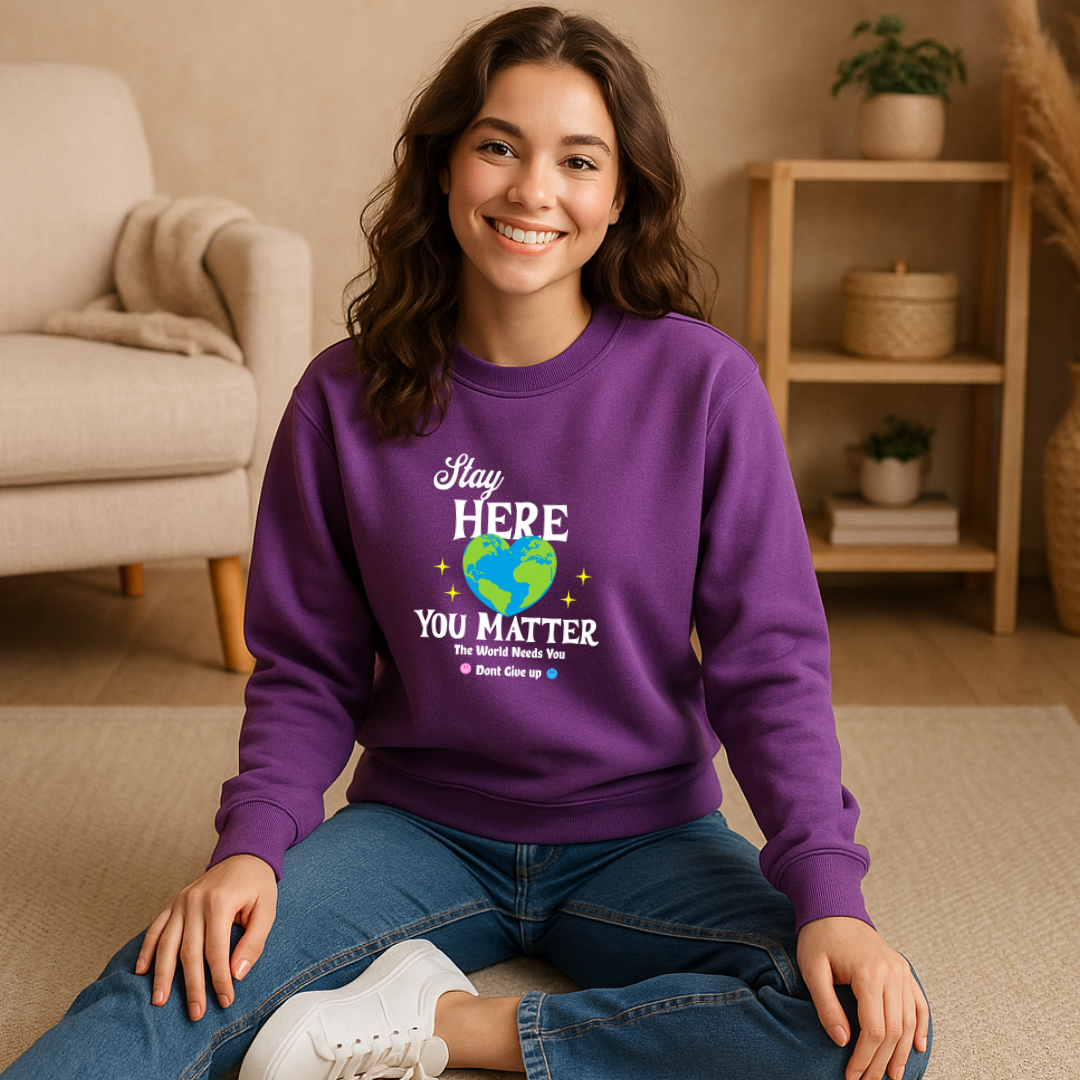 Stay Here Crewneck