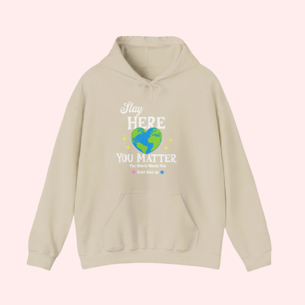 Stay Here Hoodie - Smile Clothing