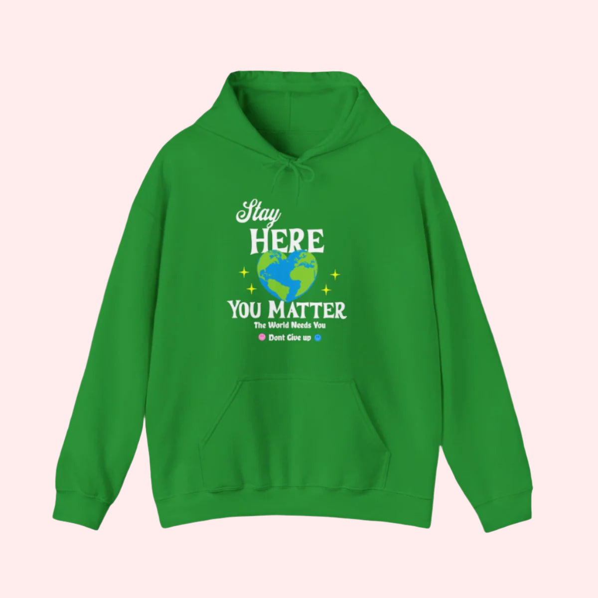 Stay Here Hoodie - Smile Clothing