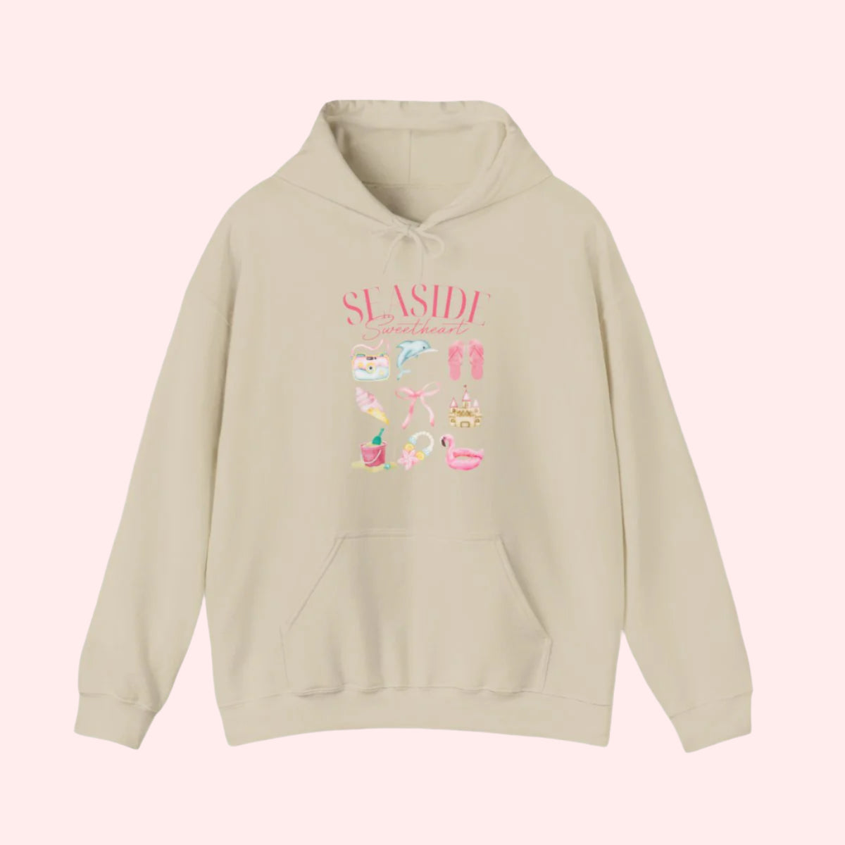 Seaside Sweetheart Hoodie - Smile Clothing
