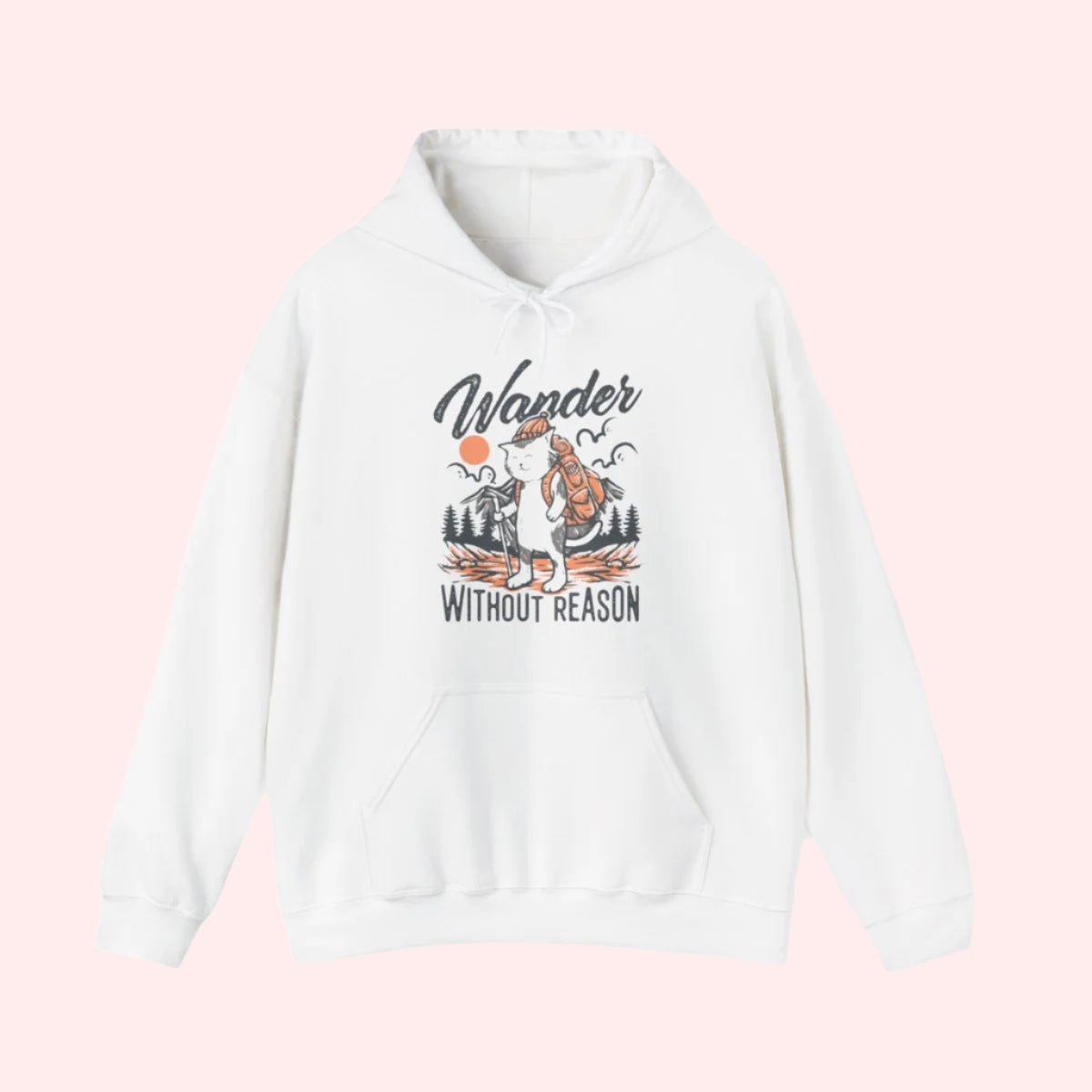 Wander Without Reason Hoodie - Smile Clothing