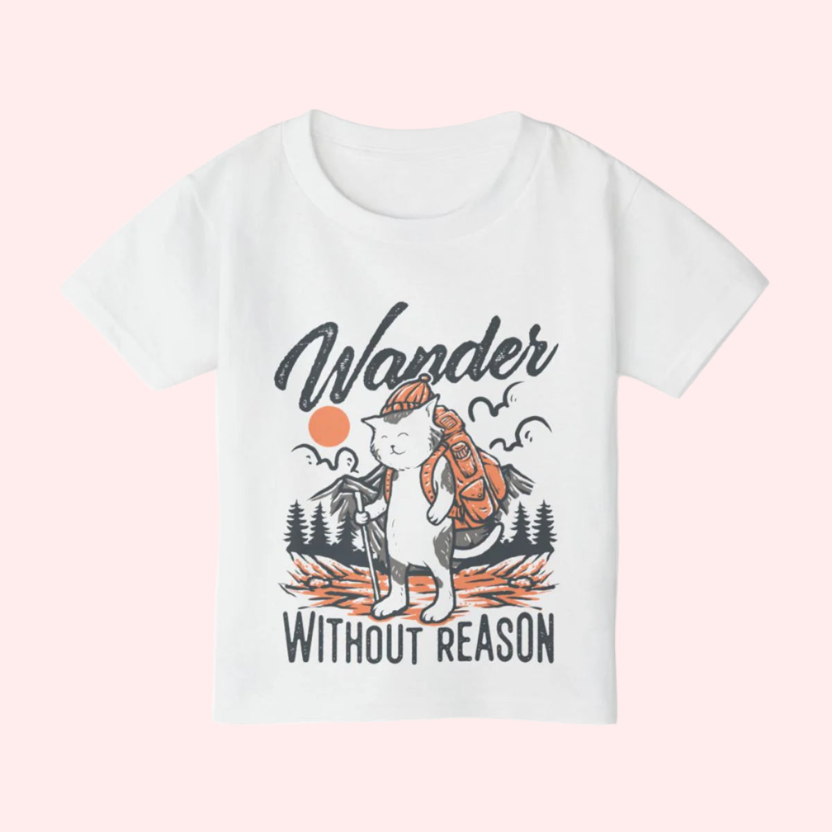 Wander Without Reason Toddler Shirt - Smile Clothing