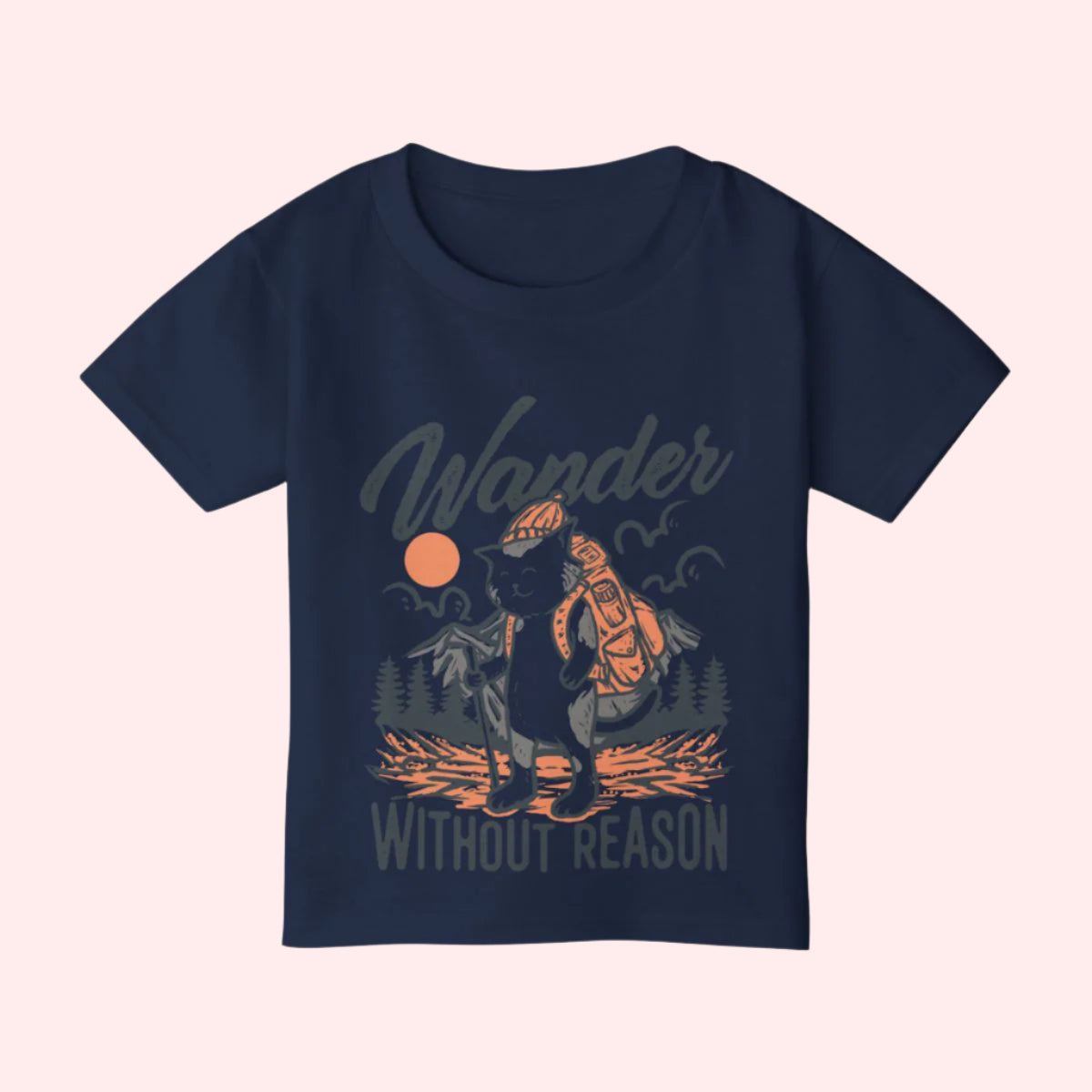 Wander Without Reason Toddler Shirt - Smile Clothing