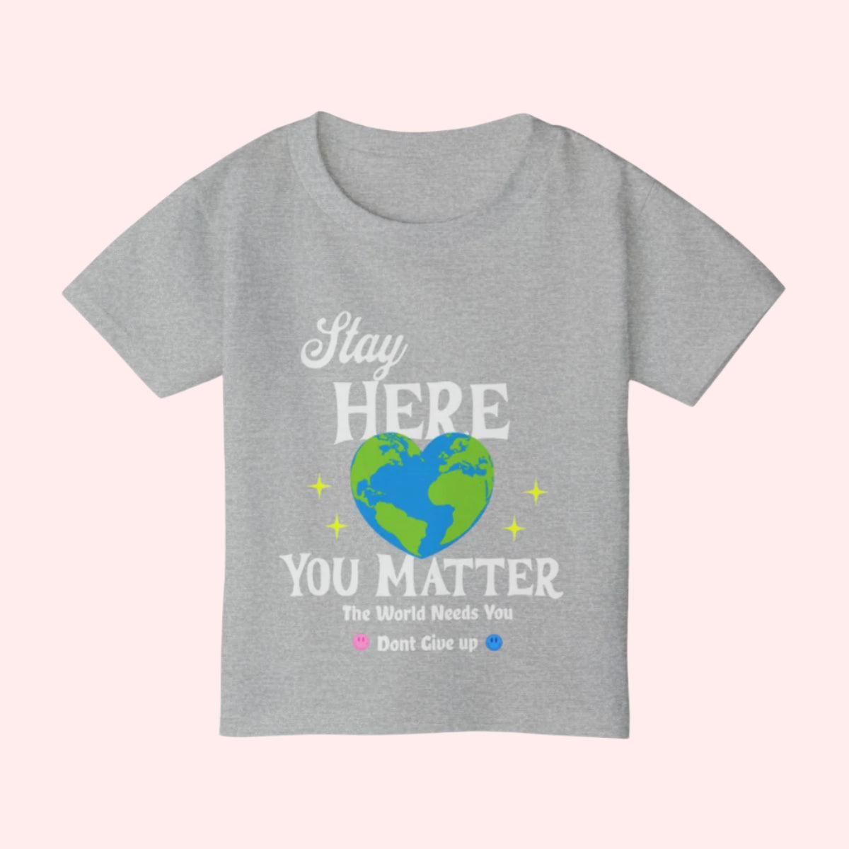 Stay Here Toddler Shirt - Smile Clothing