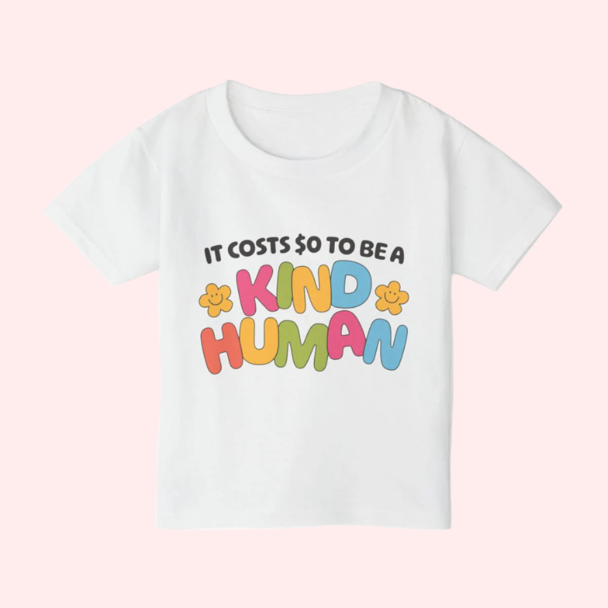 Kind Human Toddler Shirt - Smile Clothing