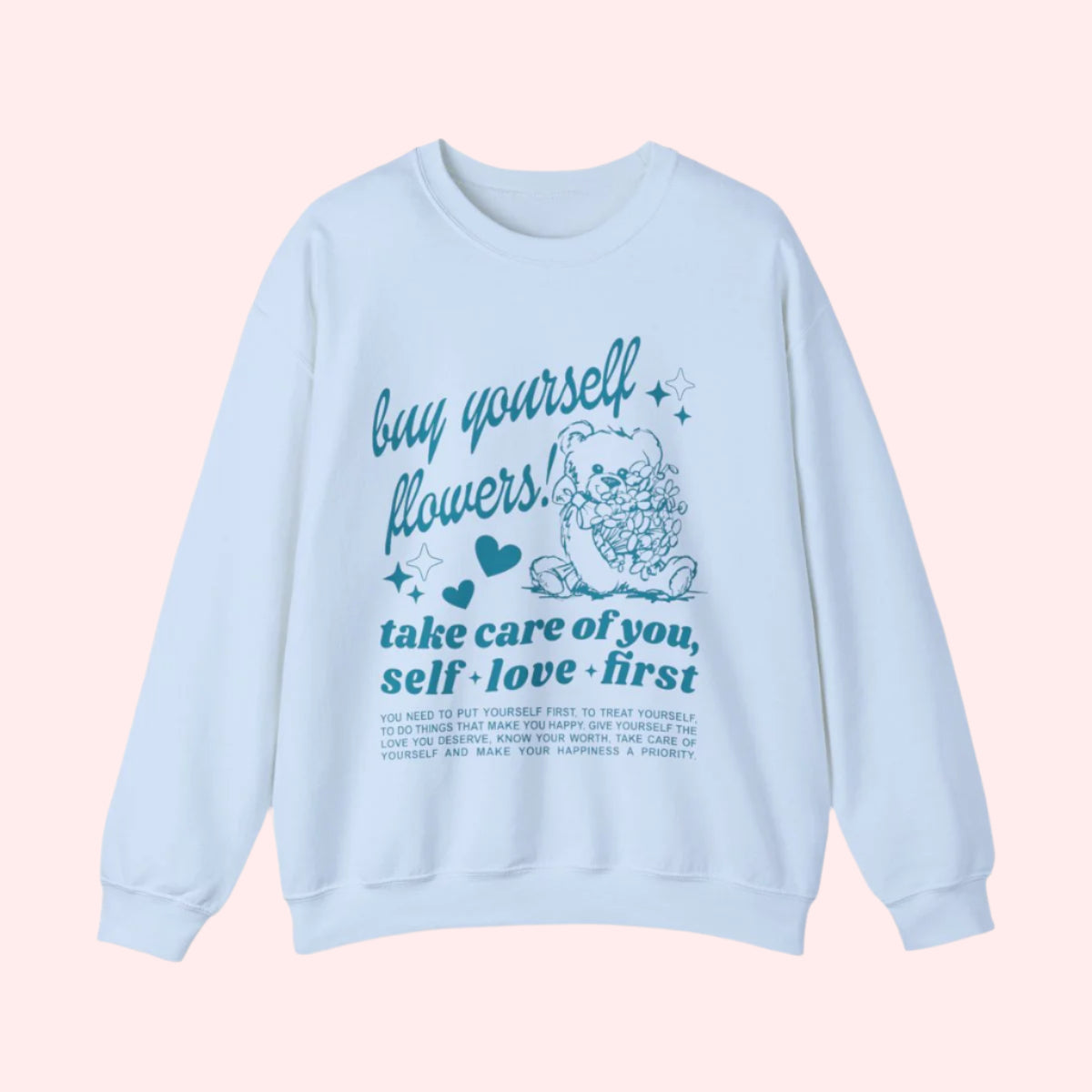 Buy Yourself Flowers Crewneck - Smile Clothing