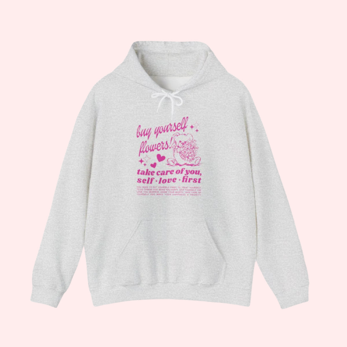 Buy Yourself Flowers Hoodie - Smile Clothing