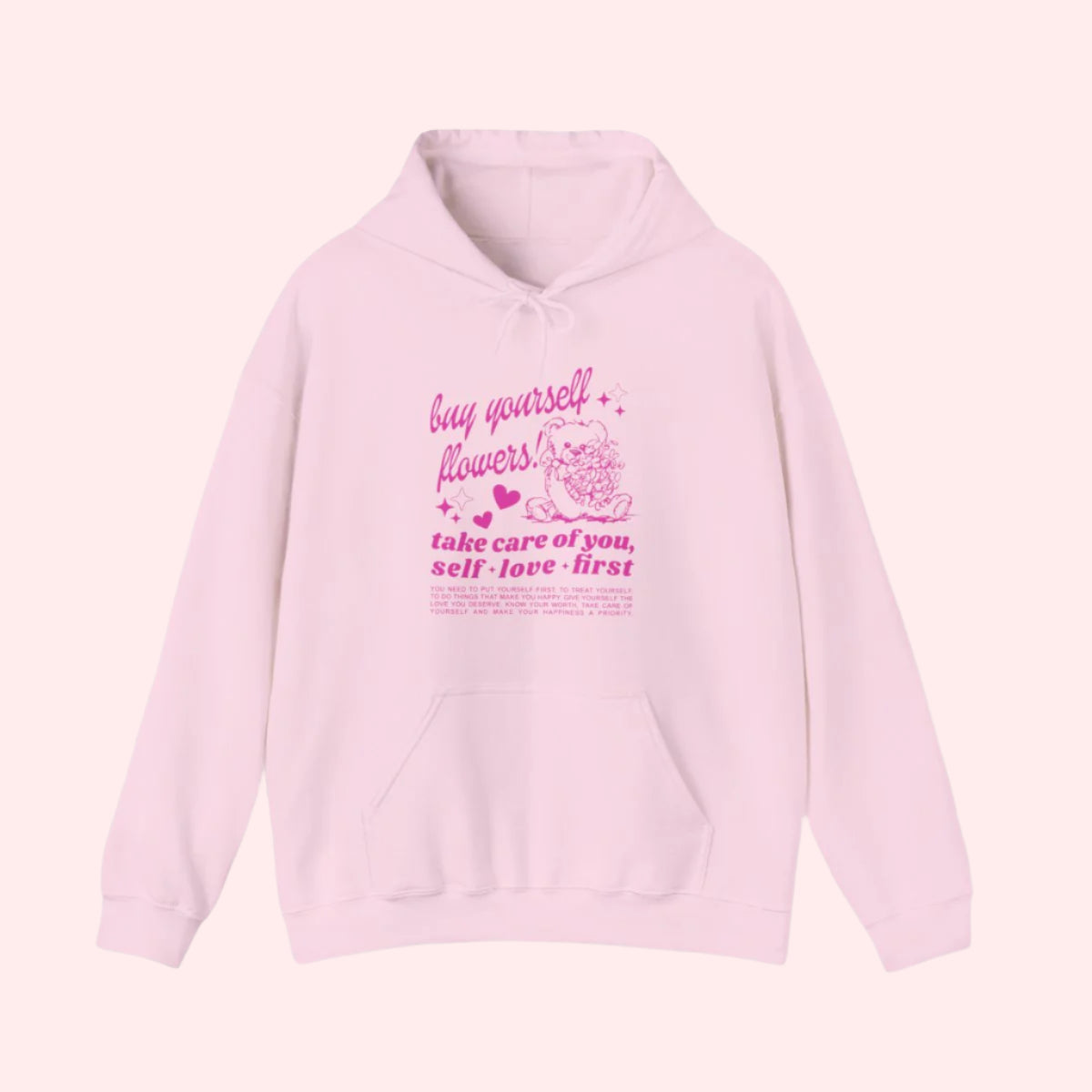 Buy Yourself Flowers Hoodie - Smile Clothing