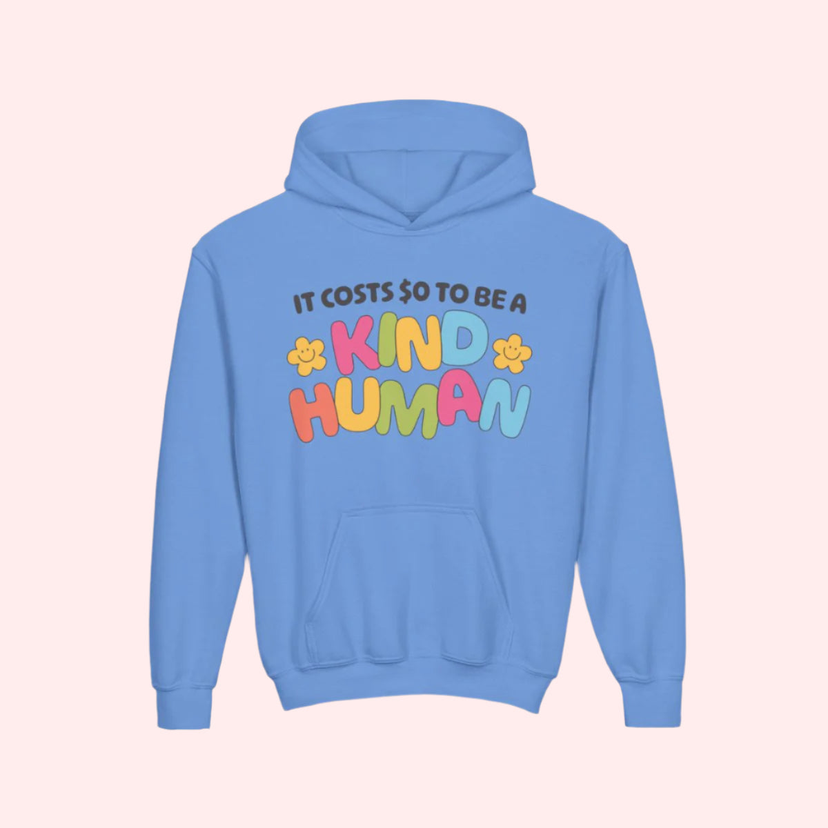Kind Human Kids Hoodie - Smile Clothing