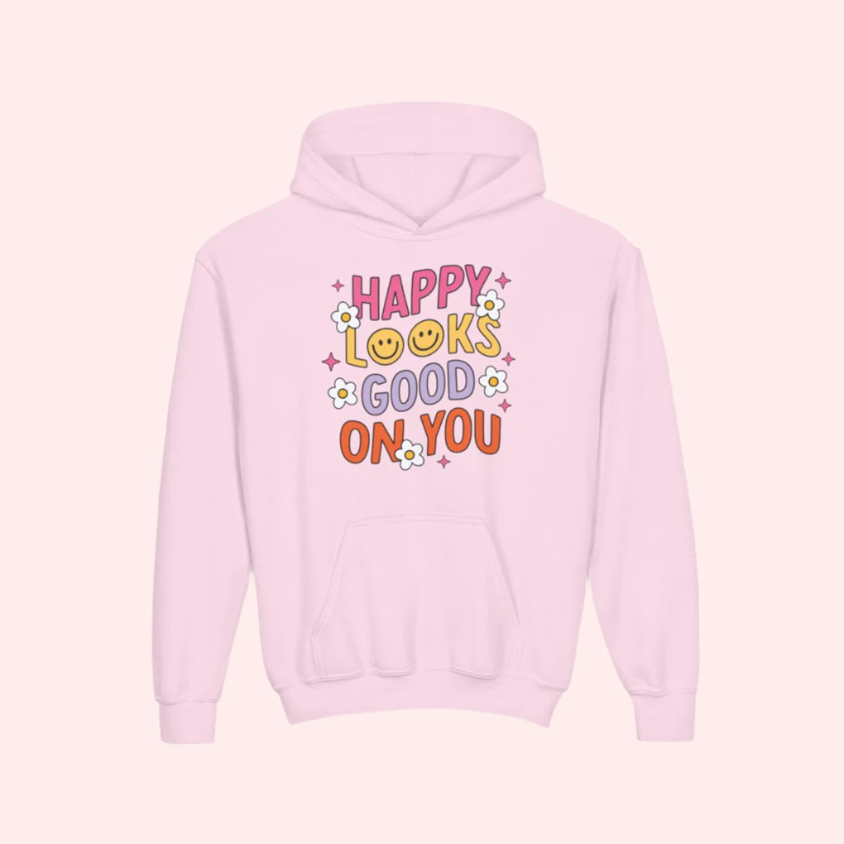 Happy Looks Good Kids Hoodie - Smile Clothing