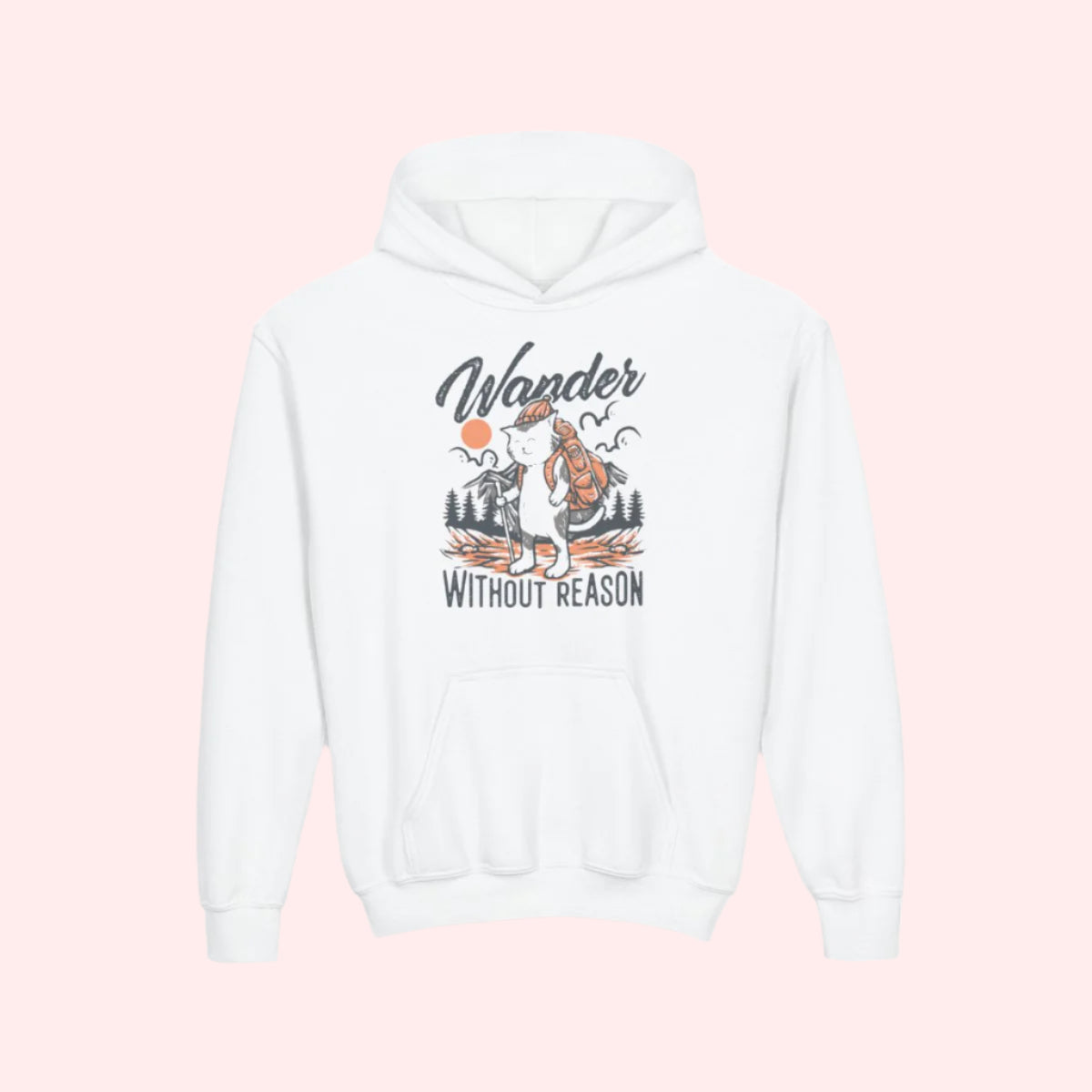 Wander Without Reason Kids Hoodie - Smile Clothing