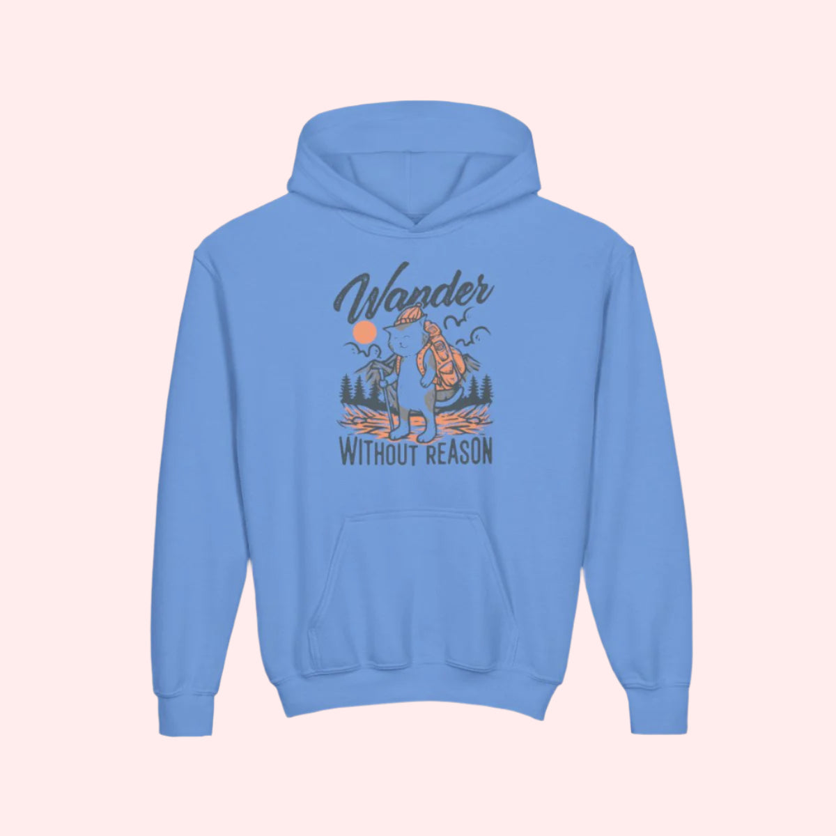 Wander Without Reason Kids Hoodie - Smile Clothing