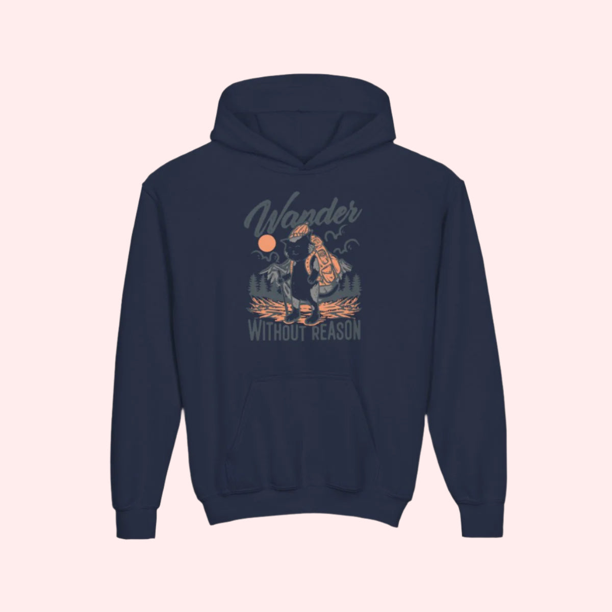 Wander Without Reason Kids Hoodie - Smile Clothing