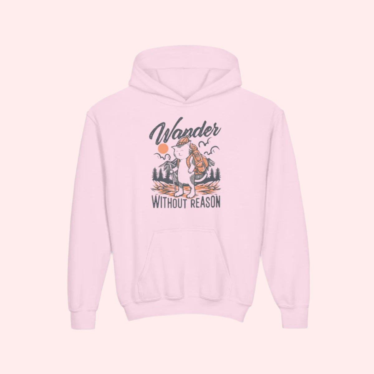 Wander Without Reason Kids Hoodie - Smile Clothing