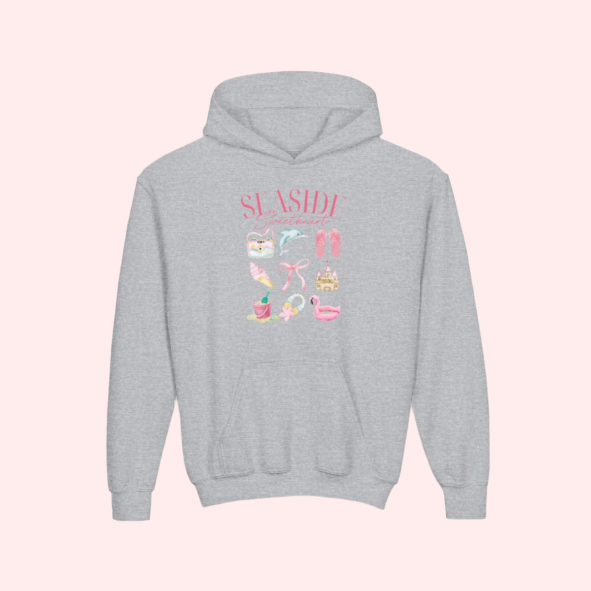 Seaside Sweetheart Kids Hoodie - Smile Clothing