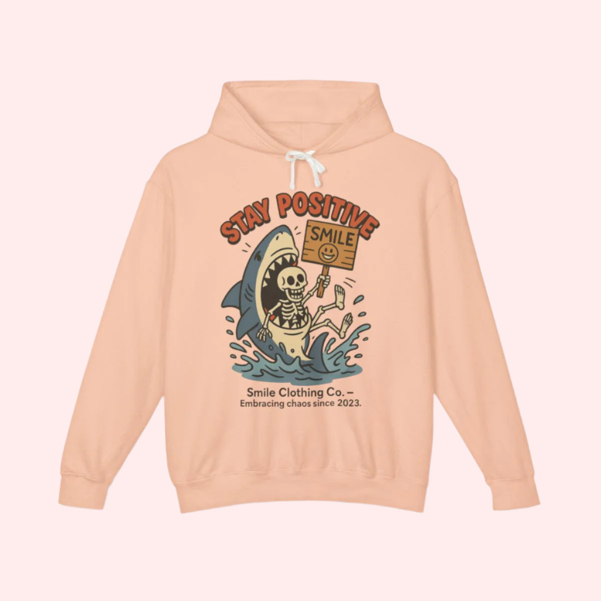Stay Positive Hoodie - Smile Clothing
