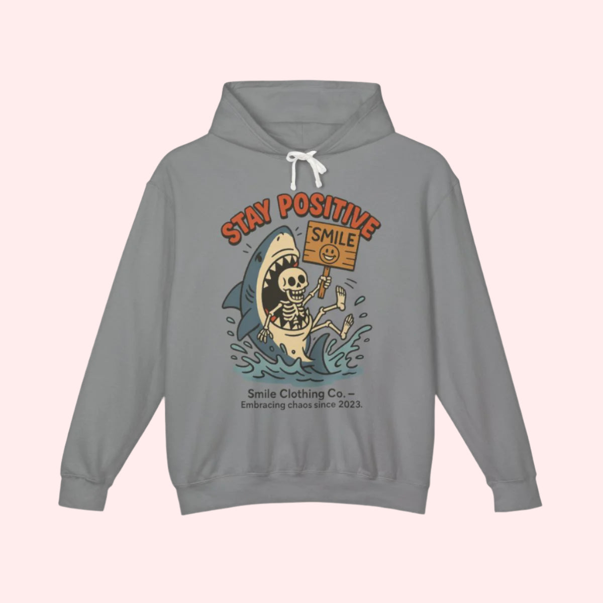 Stay Positive Hoodie - Smile Clothing