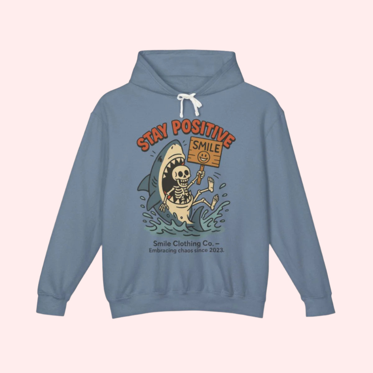 Stay Positive Hoodie - Smile Clothing