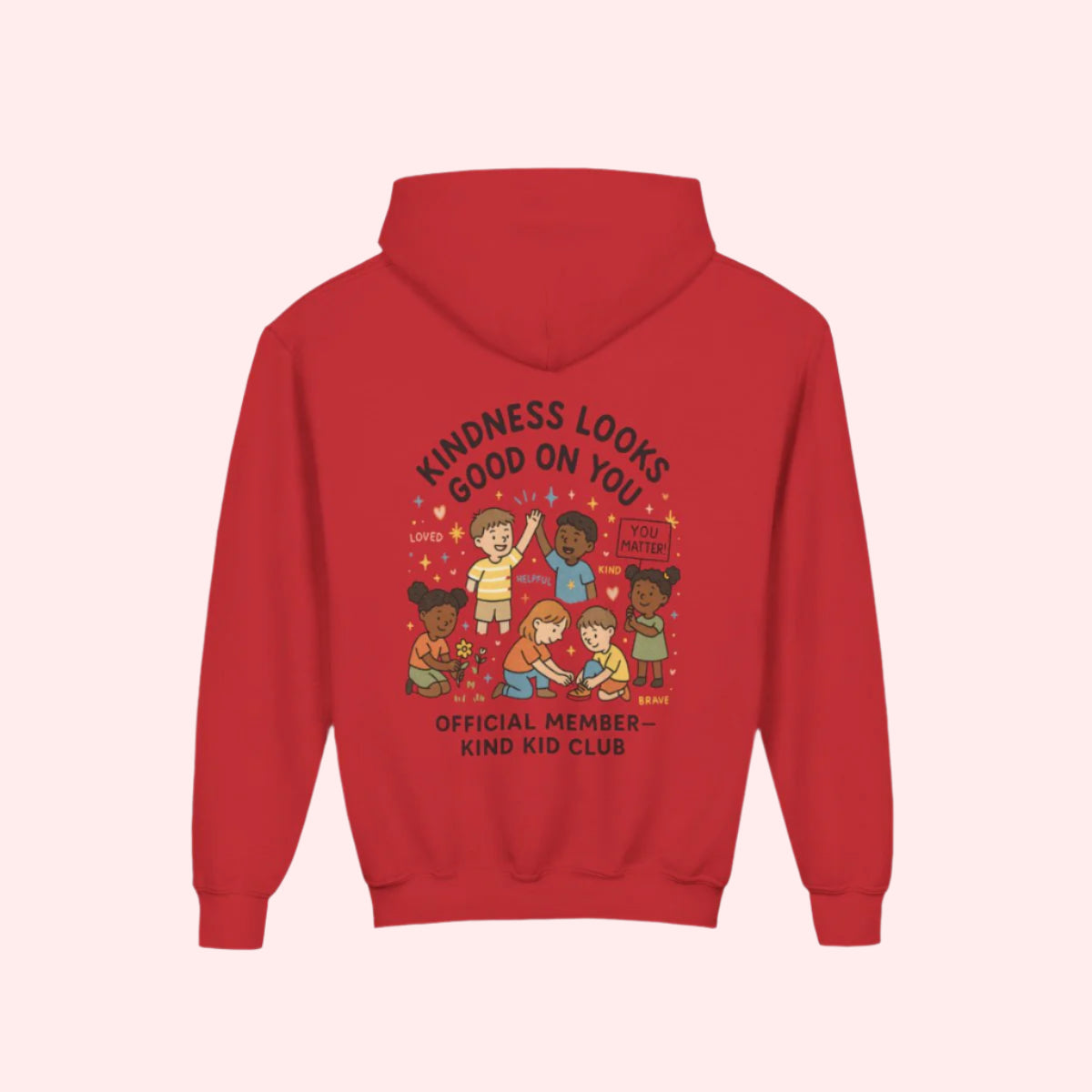 Smile “Kind Kid Club” Kids Hoodie - Smile Clothing