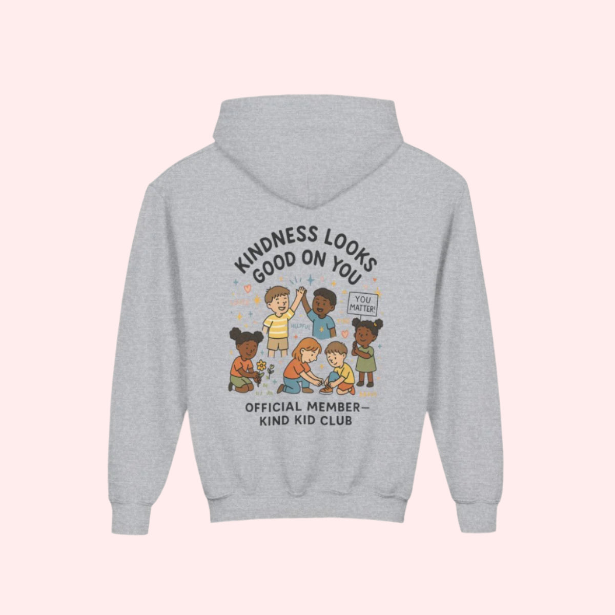 Smile “Kind Kid Club” Kids Hoodie - Smile Clothing