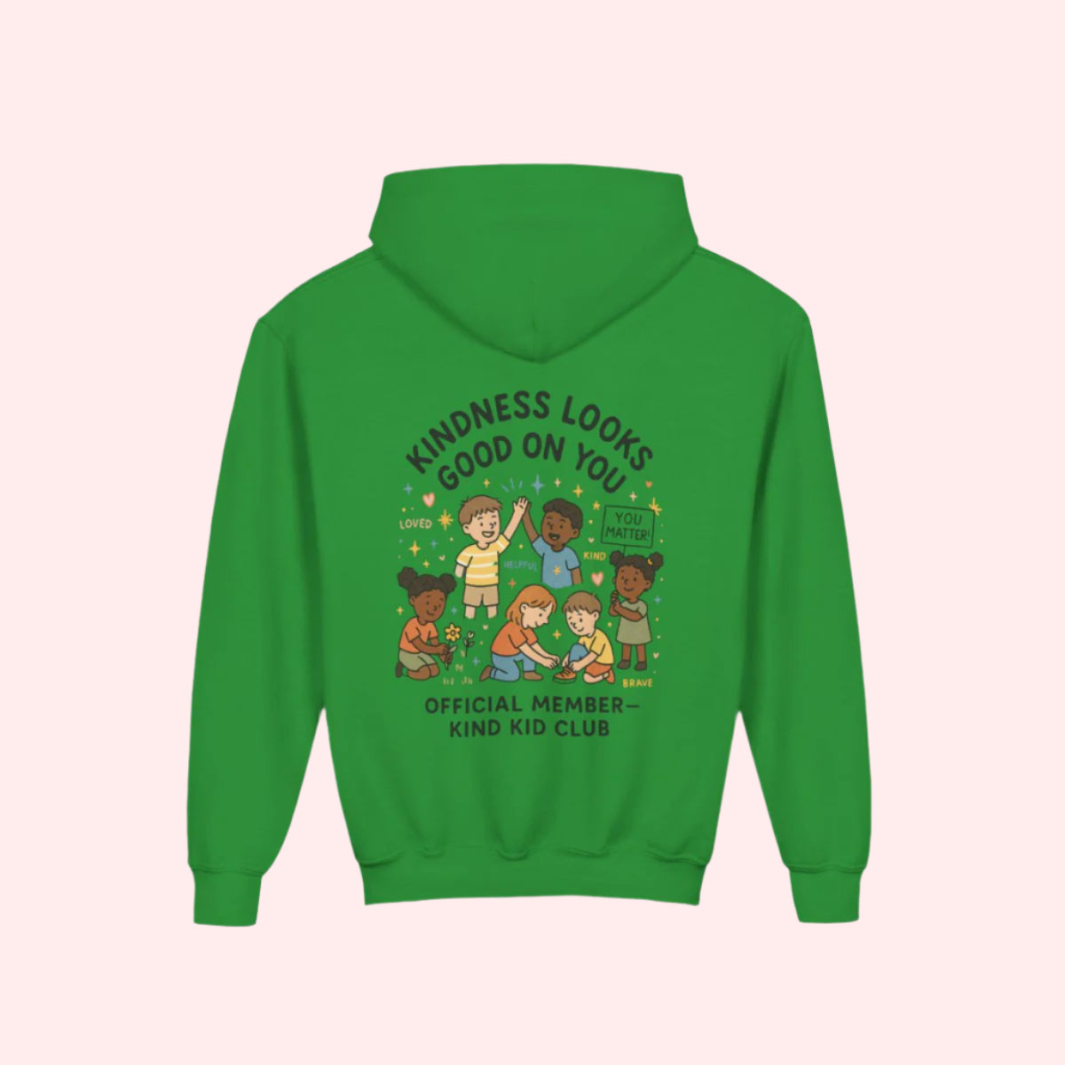 Smile “Kind Kid Club” Kids Hoodie - Smile Clothing