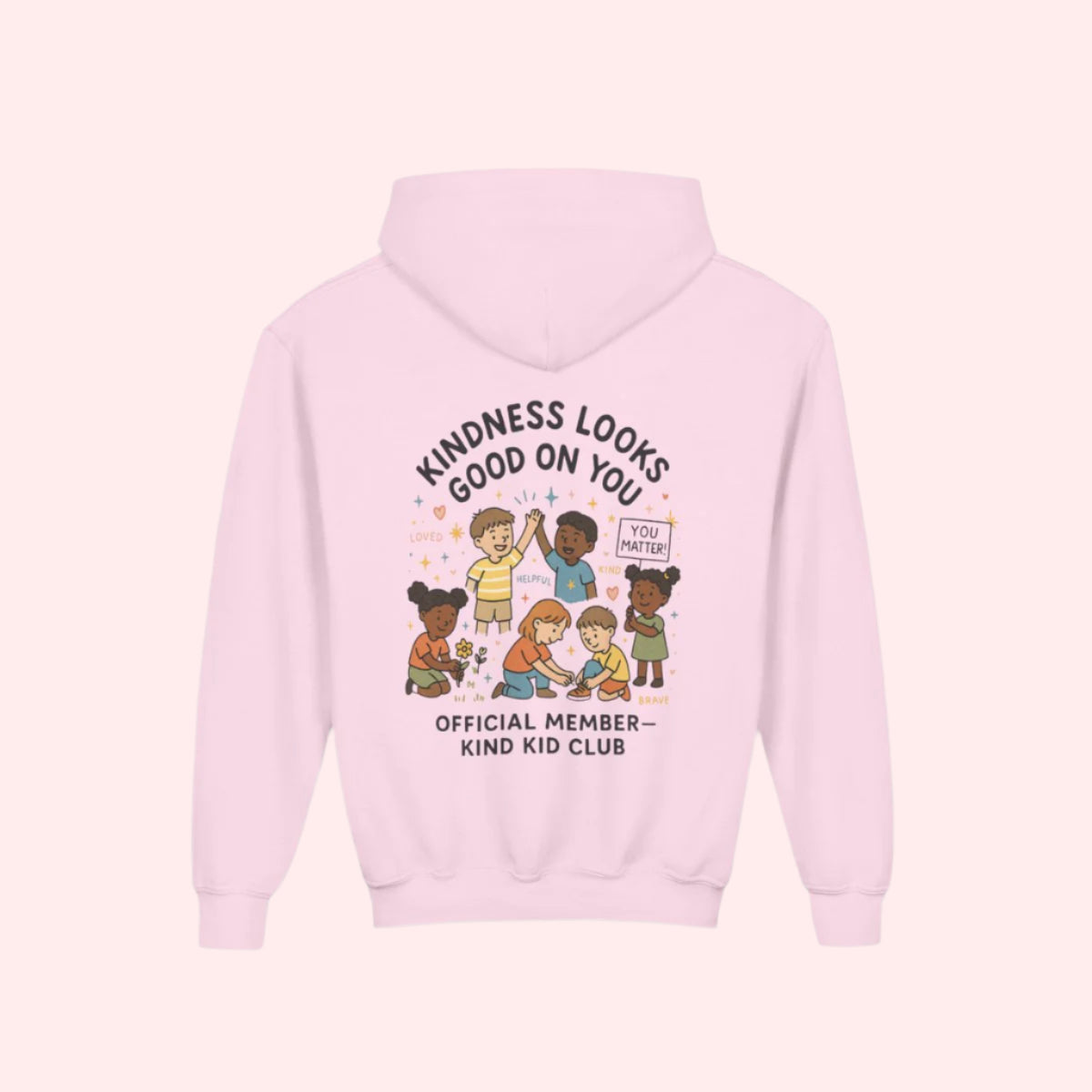 Smile “Kind Kid Club” Kids Hoodie - Smile Clothing
