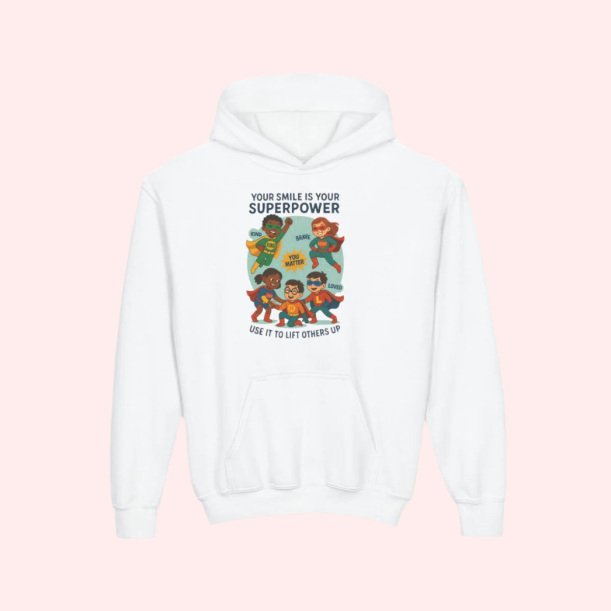 Smile “Superhero” Kids Hoodie - Smile Clothing