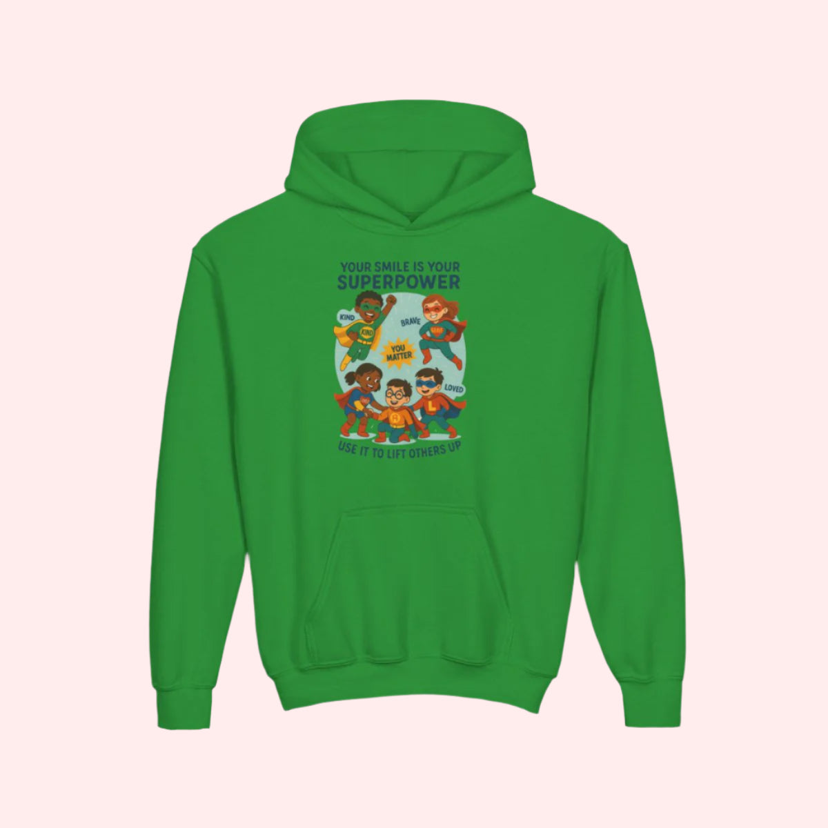 Smile “Superhero” Kids Hoodie - Smile Clothing
